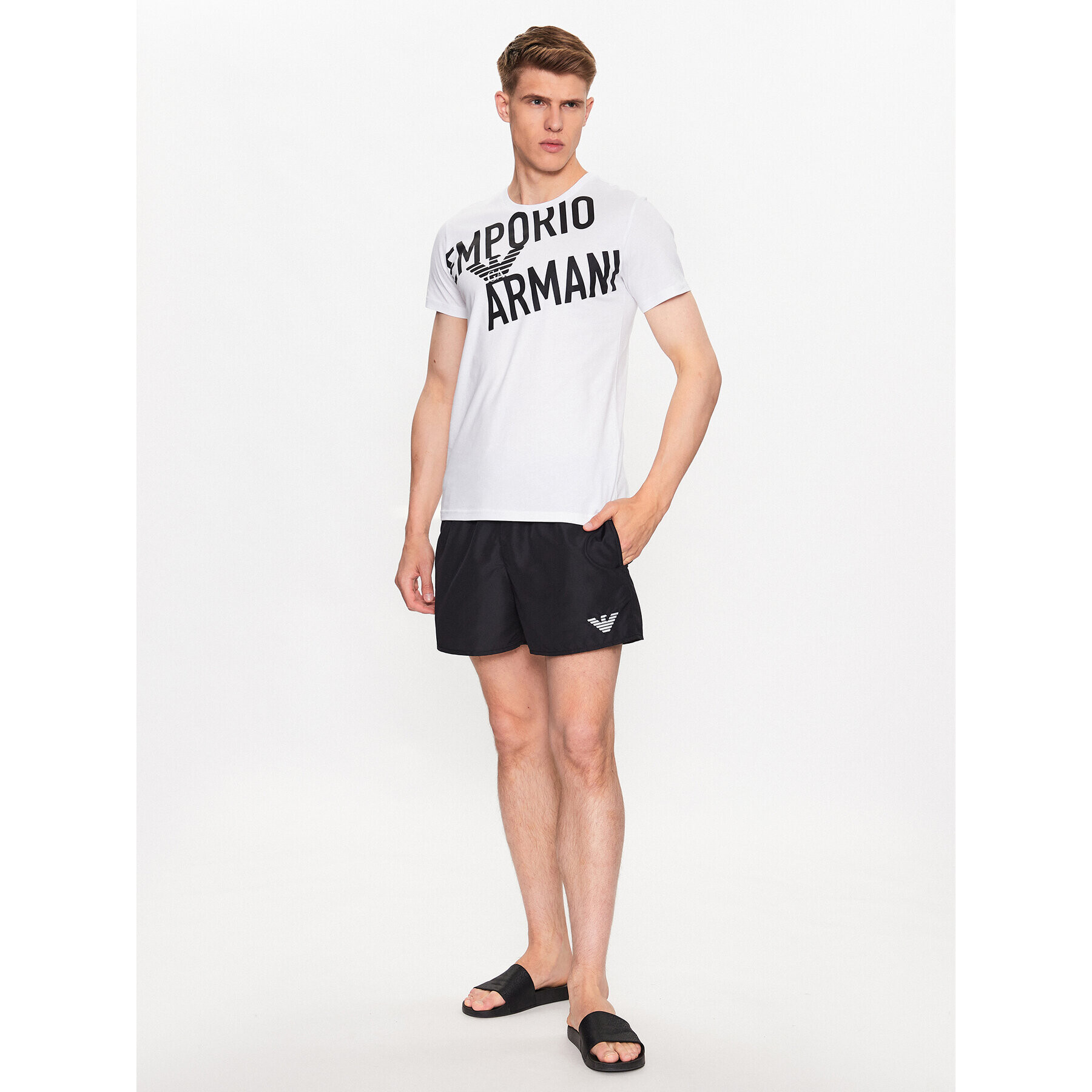 Emporio Armani T-Shirt 211818 3R476 93410 Bílá Regular Fit - Pepit.cz