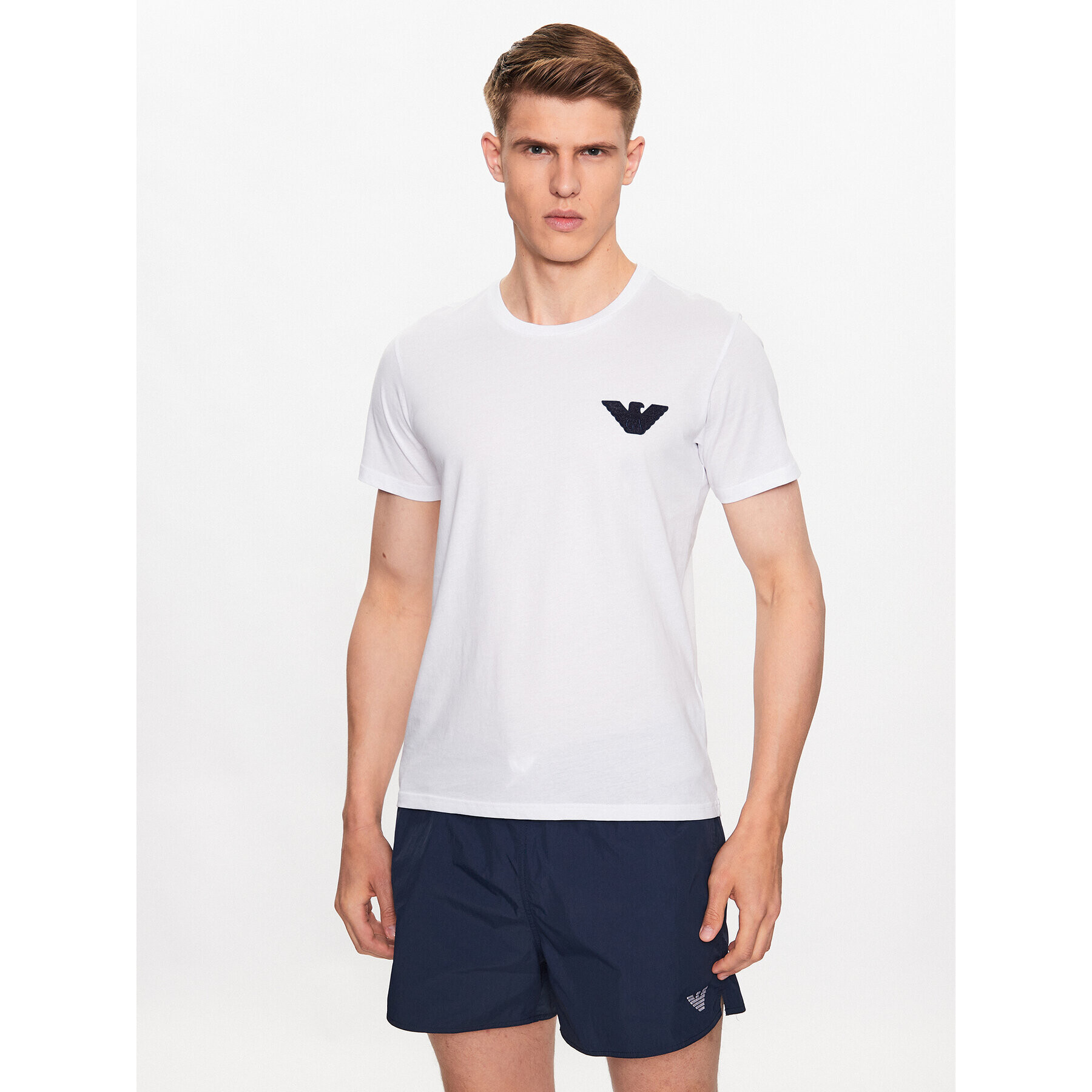 Emporio Armani T-Shirt 211818 3R483 00010 Bílá Regular Fit - Pepit.cz