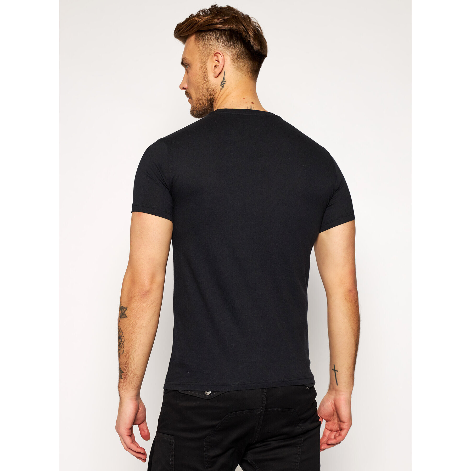 Emporio Armani T-Shirt 211831 1P469 00020 Černá Regular Fit - Pepit.cz