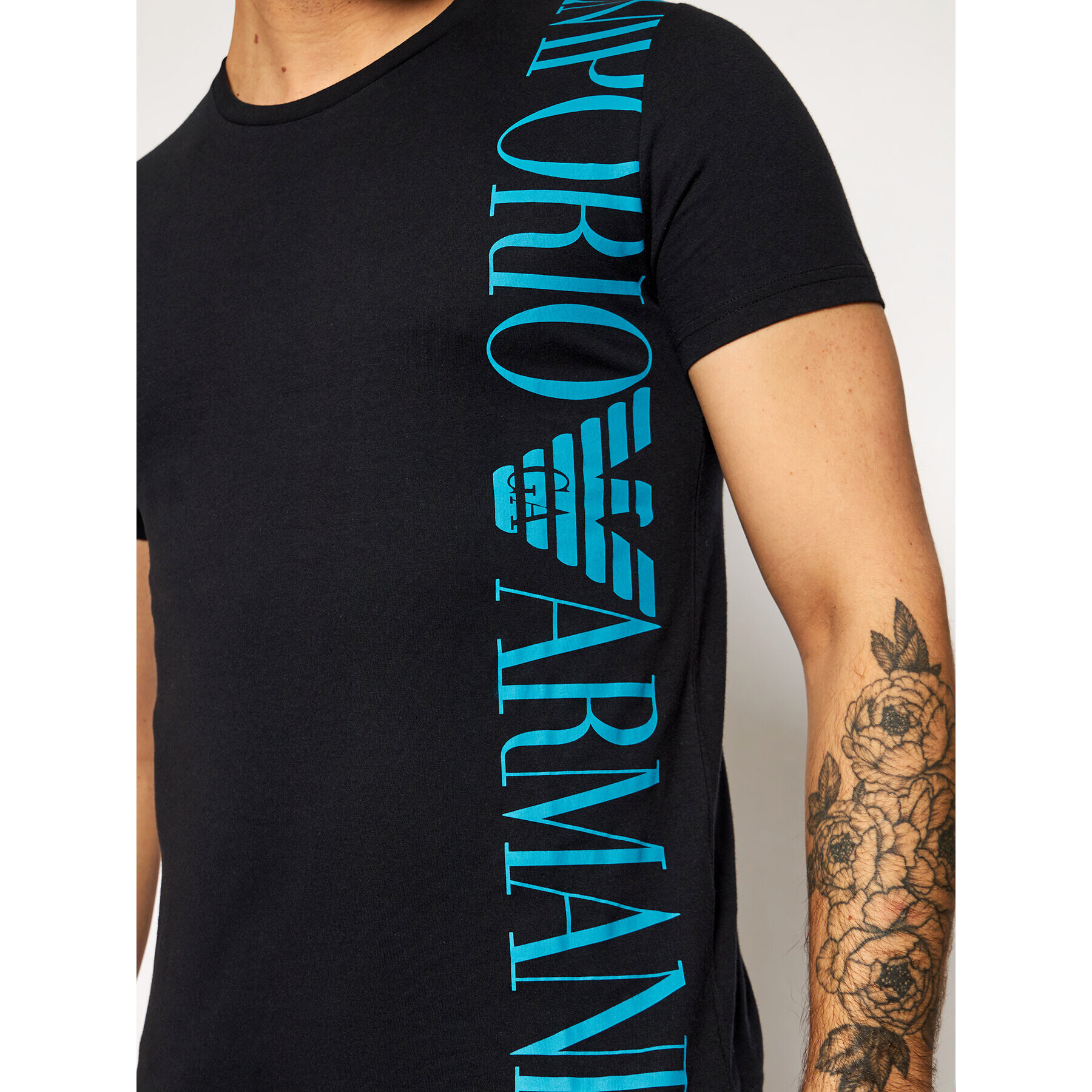 Emporio Armani T-Shirt 211831 1P469 00020 Černá Regular Fit - Pepit.cz