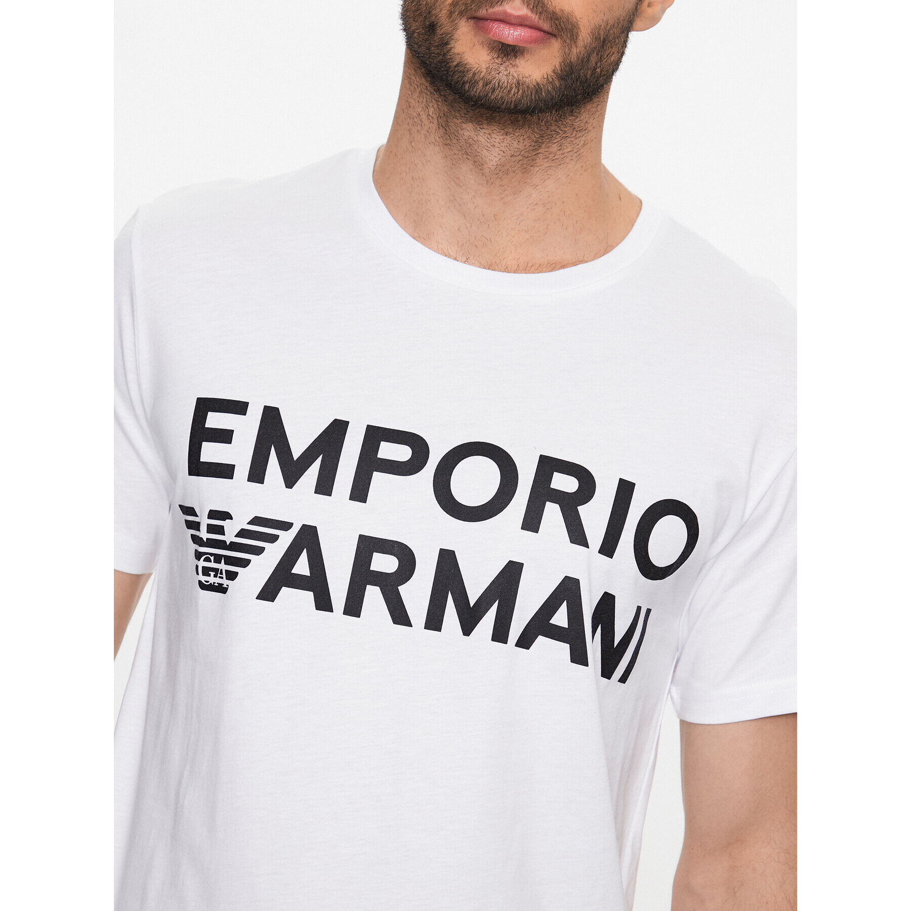 Emporio Armani T-Shirt 211831 3R479 00010 Bílá Regular Fit - Pepit.cz