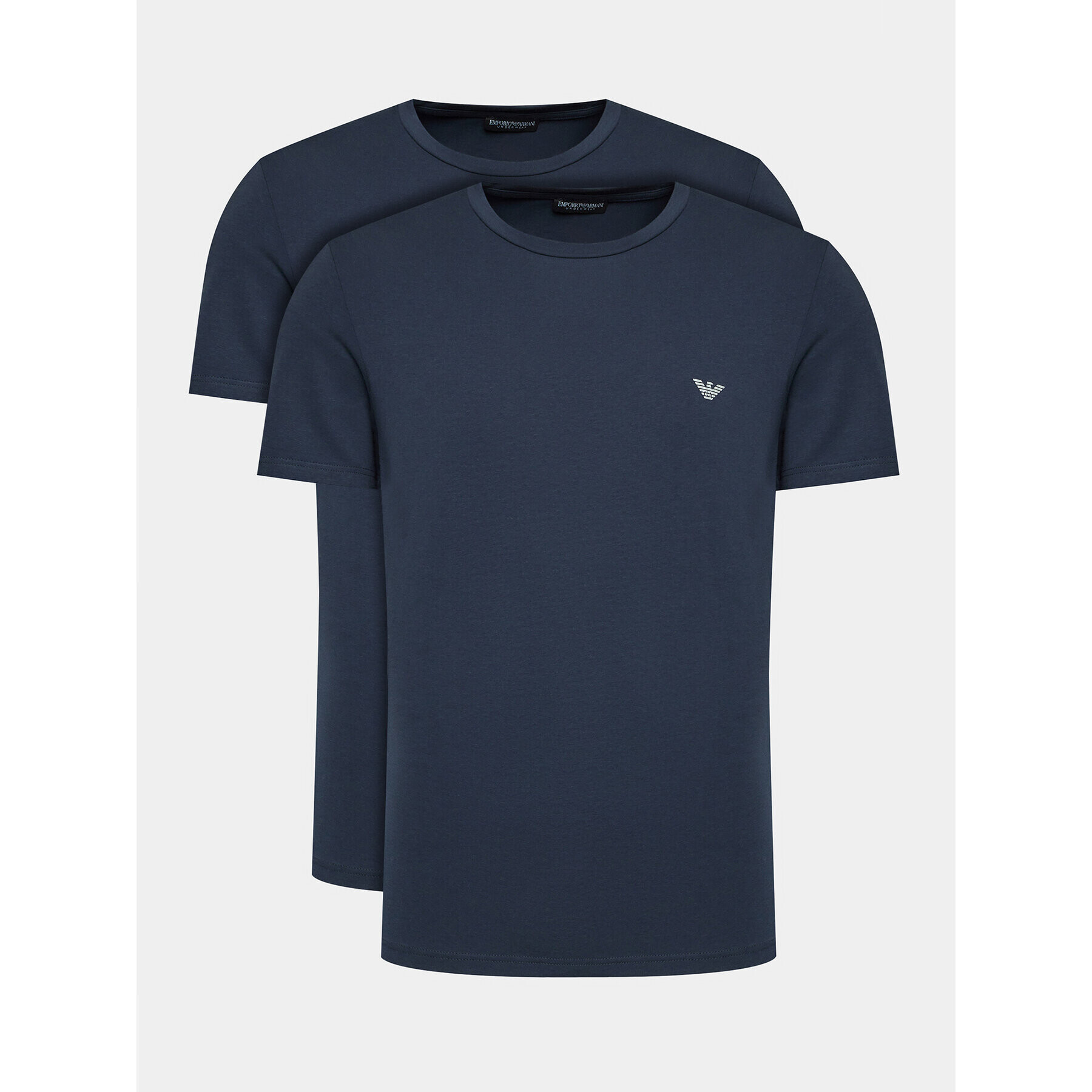 Emporio Armani Underwear 2-dílná sada T-shirts 111267 3F720 70835 Tmavomodrá Regular Fit - Pepit.cz