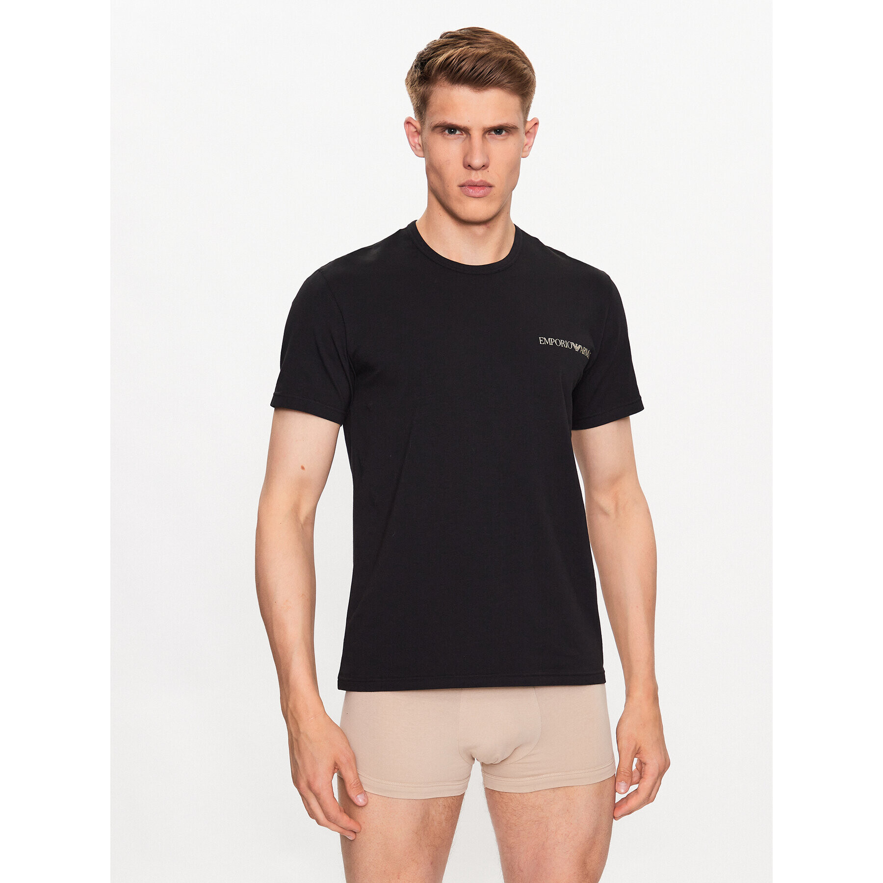 Emporio Armani Underwear 2-dílná sada T-shirts 111267 3R717 23820 Černá Regular Fit - Pepit.cz