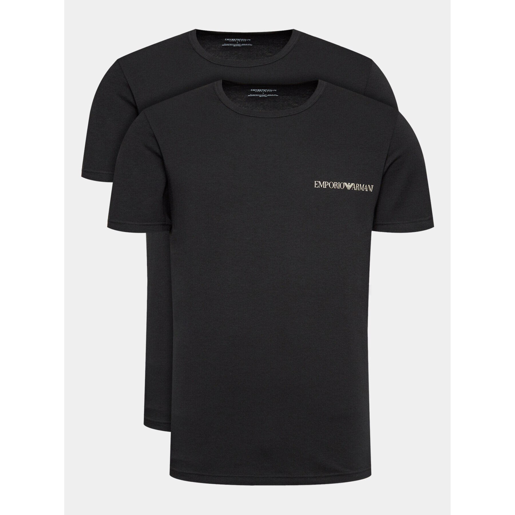 Emporio Armani Underwear 2-dílná sada T-shirts 111267 3R717 23820 Černá Regular Fit - Pepit.cz