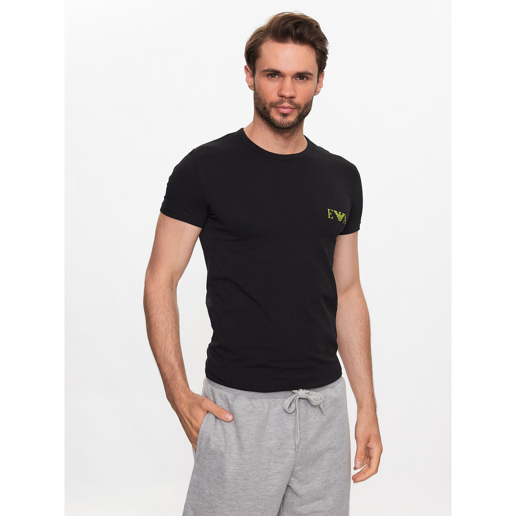 Emporio Armani Underwear 2-dílná sada T-shirts 111670 3R715 23820 Černá Regular Fit - Pepit.cz