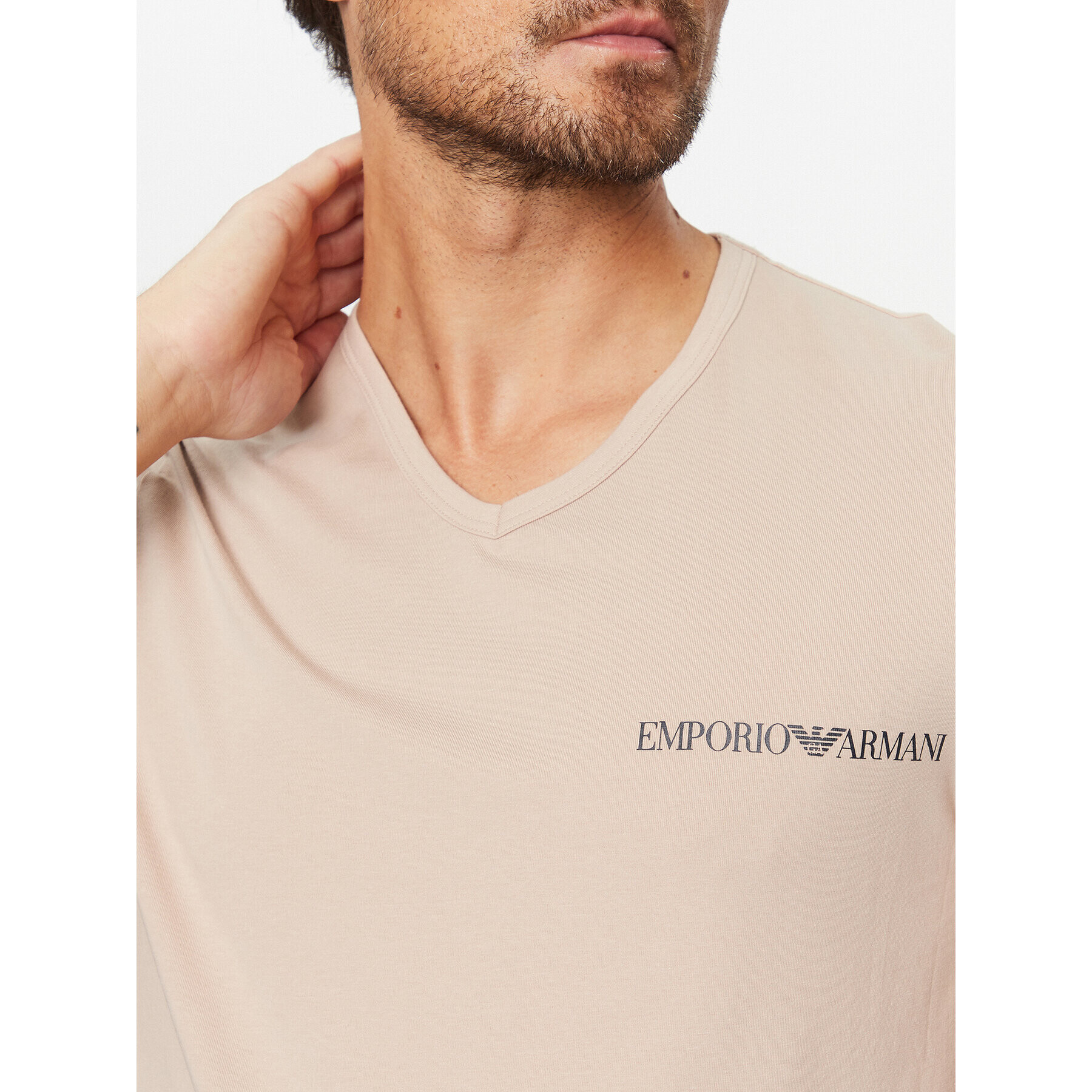 Emporio Armani Underwear 2-dílná sada T-shirts 111849 3F717 11350 Béžová Regular Fit - Pepit.cz