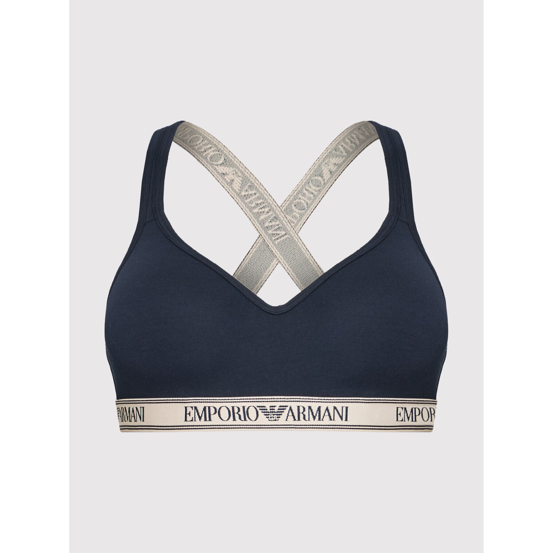 Emporio Armani Underwear Podprsenka bez kostic 163995 1A227 00135 Tmavomodrá - Pepit.cz