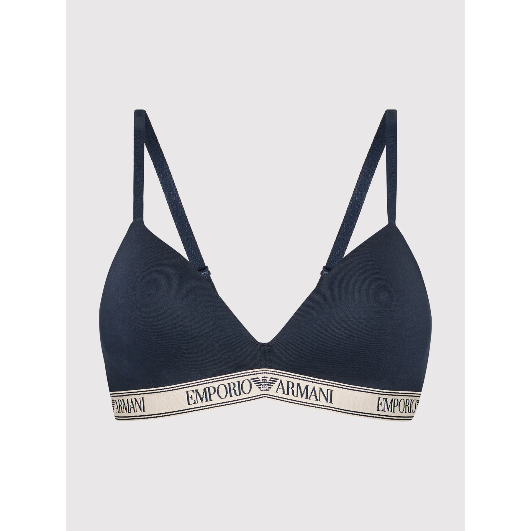 Emporio Armani Underwear Podprsenka bez kostic 164410 1A227 00135 Tmavomodrá - Pepit.cz