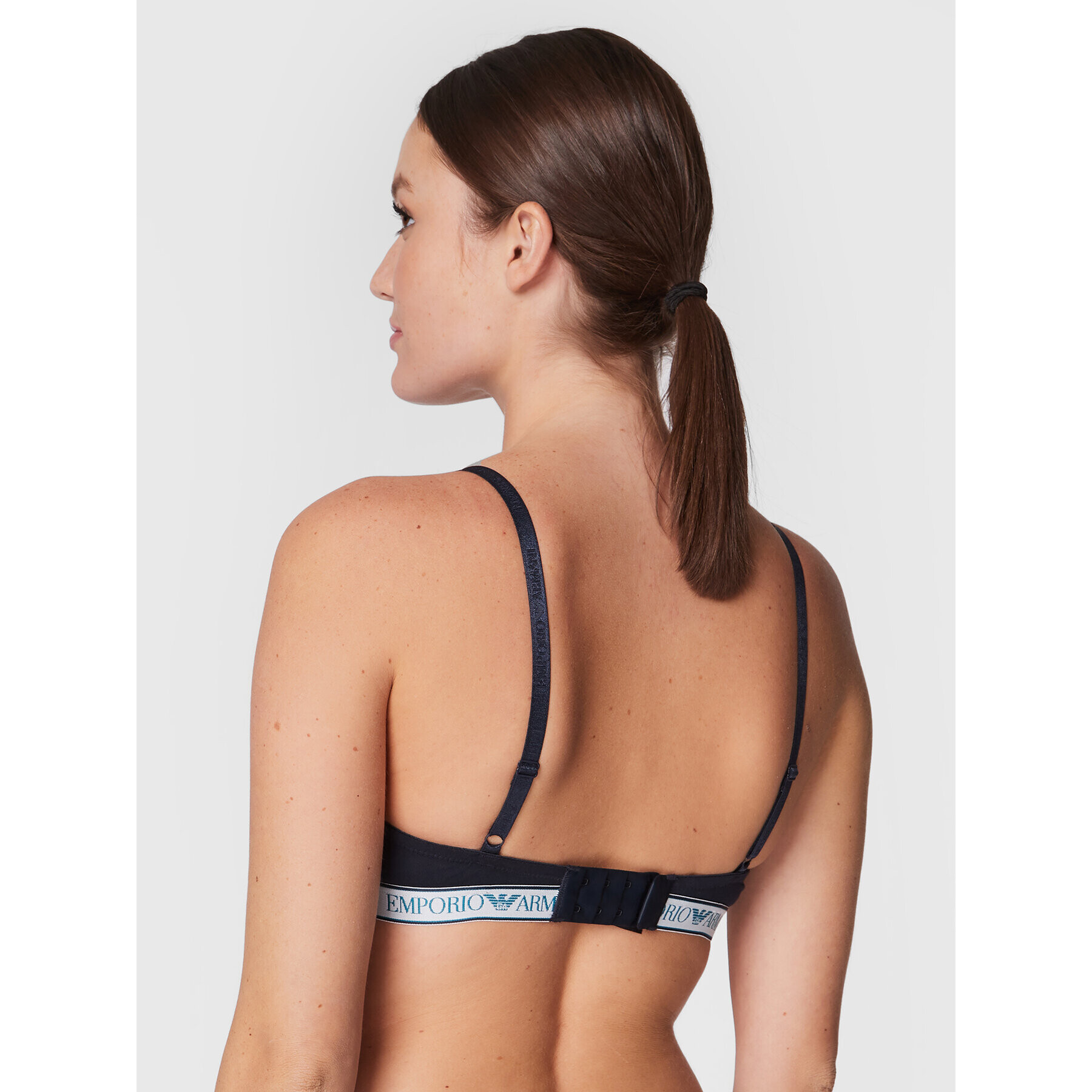 Emporio Armani Underwear Podprsenka bez kostic 164410 2F227 00135 Tmavomodrá - Pepit.cz