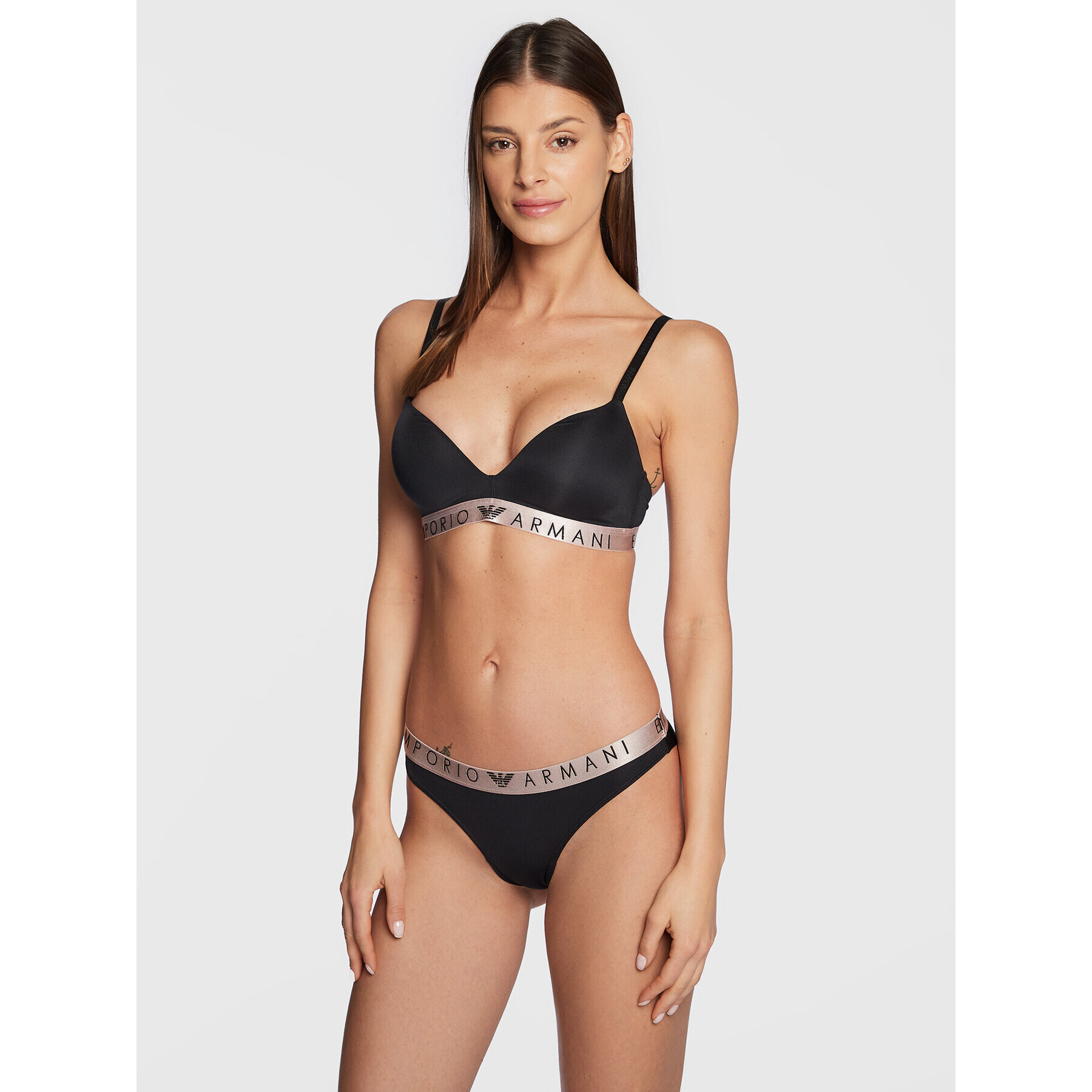 Emporio Armani Underwear Podprsenka bez kostic 164410 2F235 00020 Černá - Pepit.cz