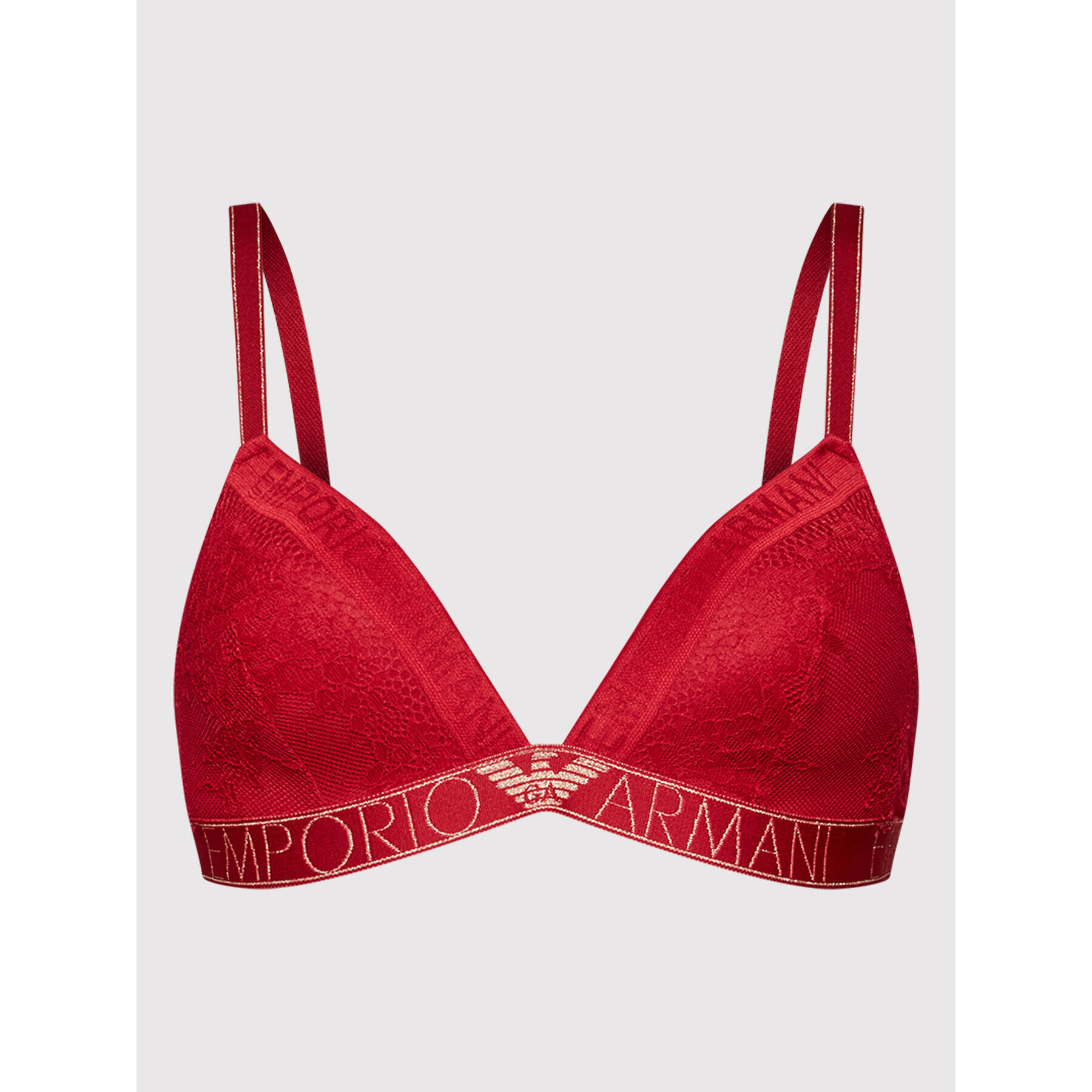 Emporio Armani Underwear Podprsenka Bralette 164298 1A207 08674 Červená - Pepit.cz