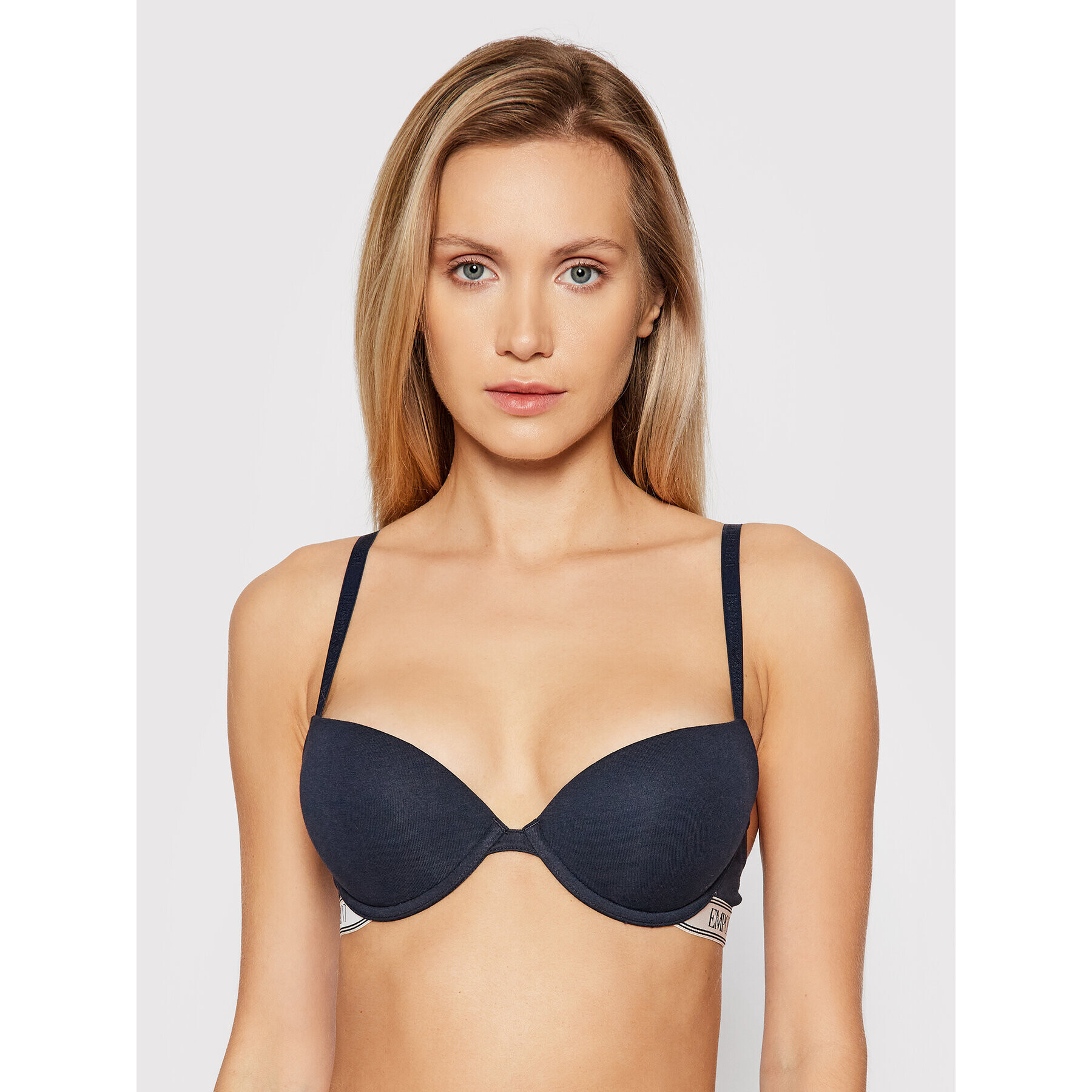 Emporio Armani Underwear Podprsenka Push-up 164394 1A227 00135 Tmavomodrá - Pepit.cz