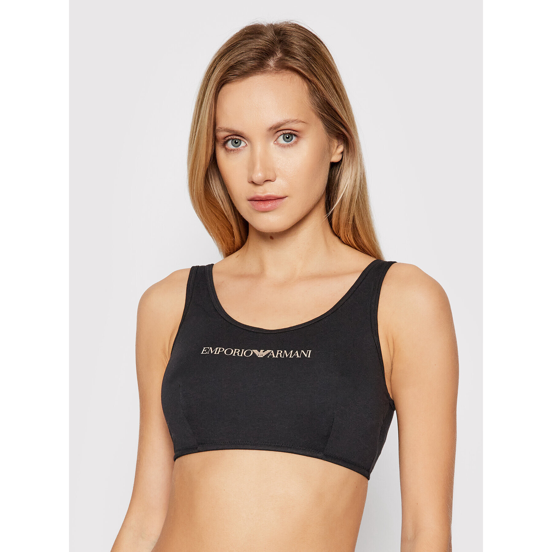 Emporio Armani Underwear Podprsenkový top 164403 1A227 00020 Černá - Pepit.cz