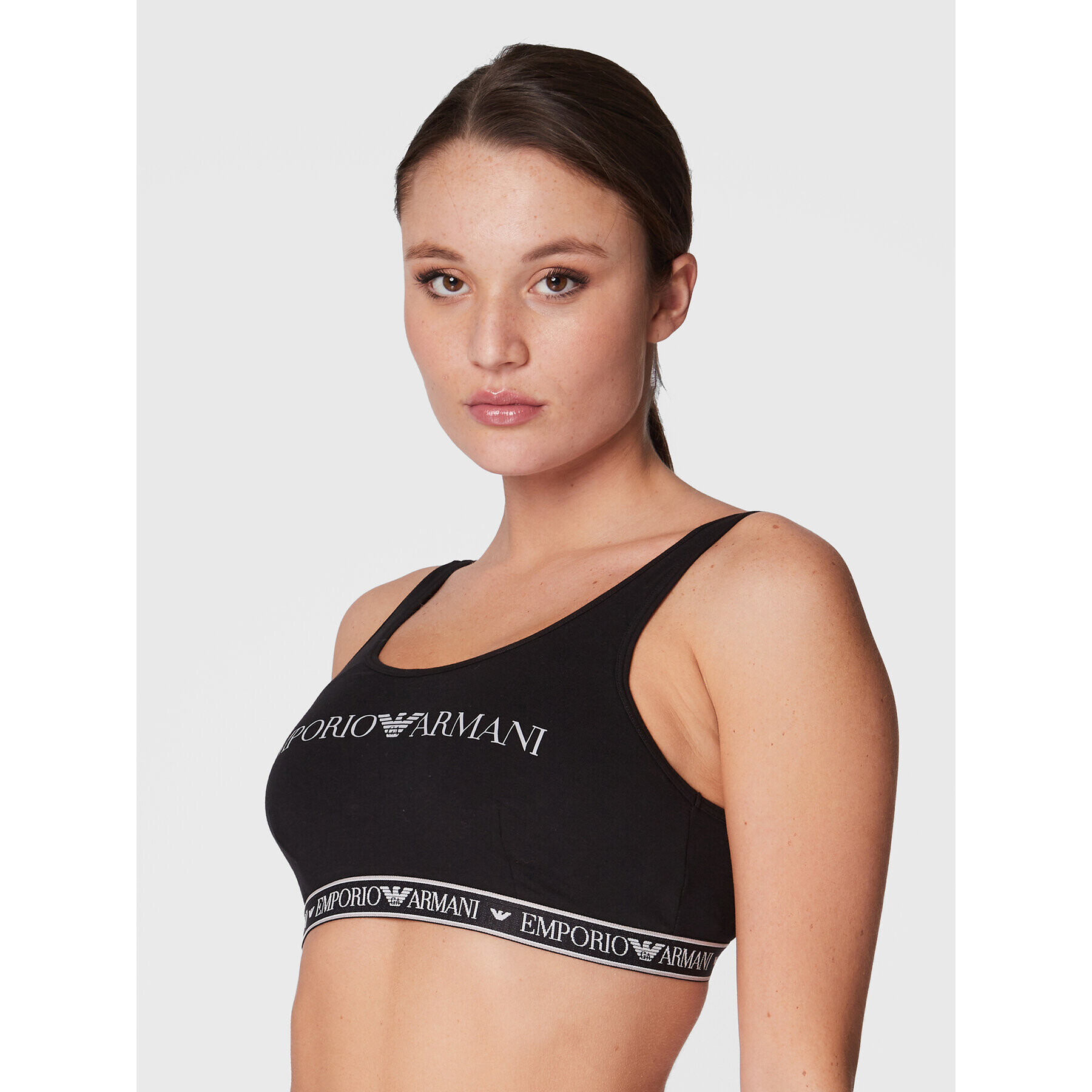 Emporio Armani Underwear Podprsenkový top 164403 2F227 00020 Černá - Pepit.cz