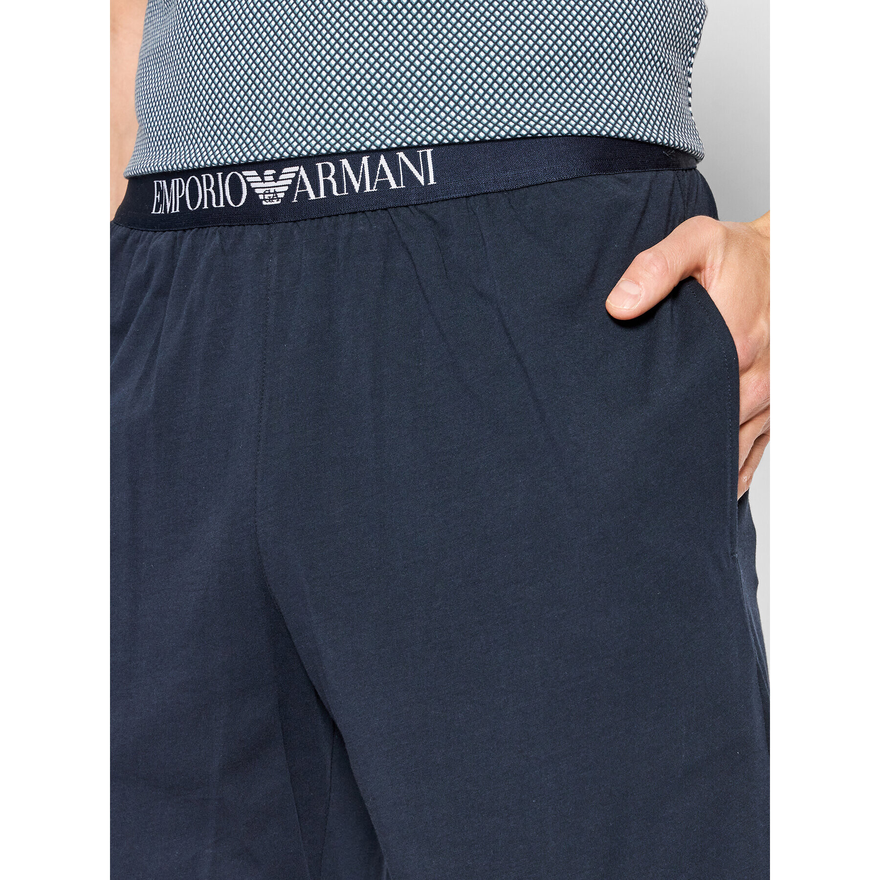 Emporio Armani Underwear Pyžamo 111360 2R567 79610 Tmavomodrá Regular Fit - Pepit.cz