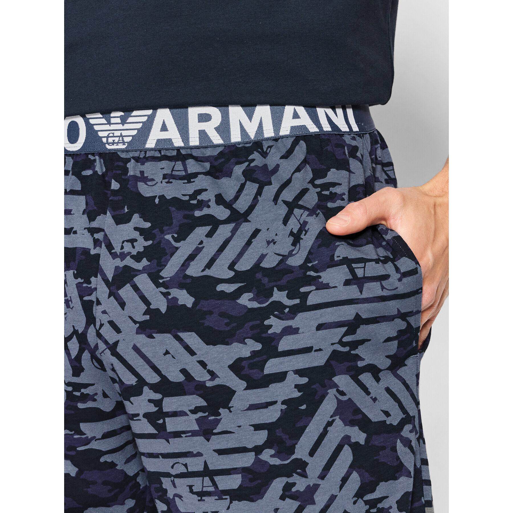 Emporio Armani Underwear Pyžamo 111573 2R509 96035 Tmavomodrá Regular Fit - Pepit.cz