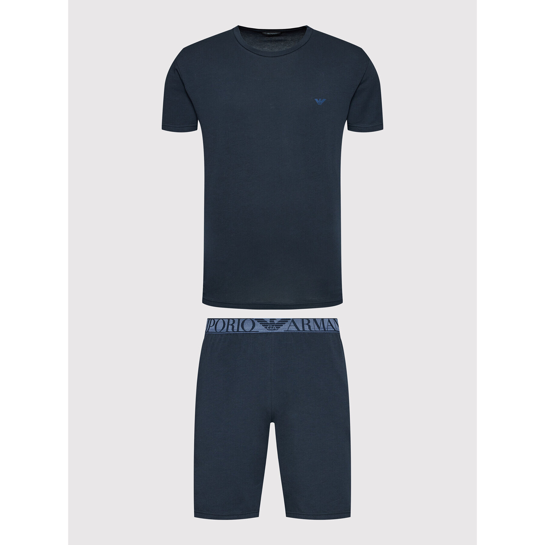 Emporio Armani Underwear Pyžamo 111573 2R720 70835 Tmavomodrá Regular Fit - Pepit.cz