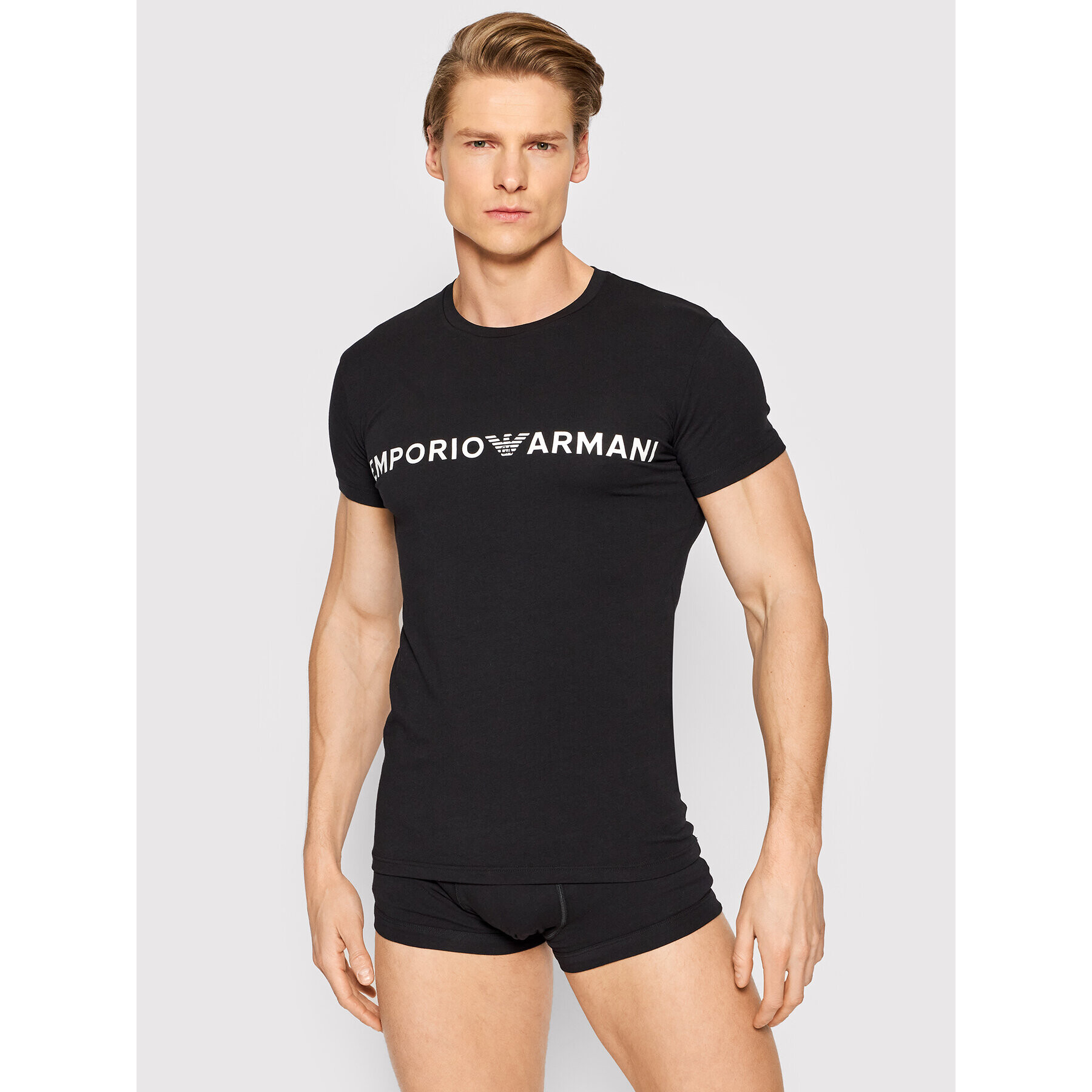 Emporio Armani Underwear Pyžamo 111604 2R516 00020 Černá Regular Fit - Pepit.cz