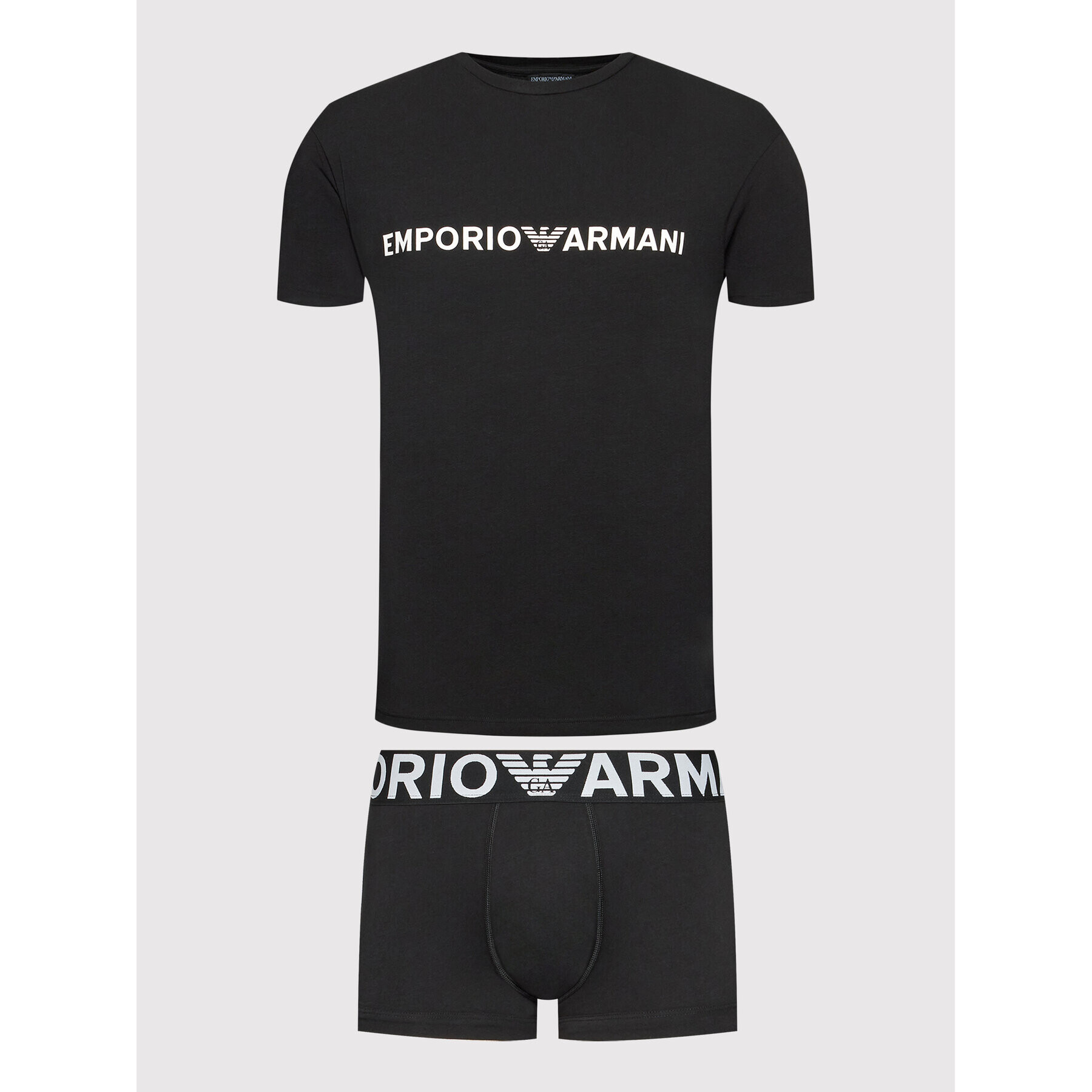 Emporio Armani Underwear Pyžamo 111604 2R516 00020 Černá Regular Fit - Pepit.cz