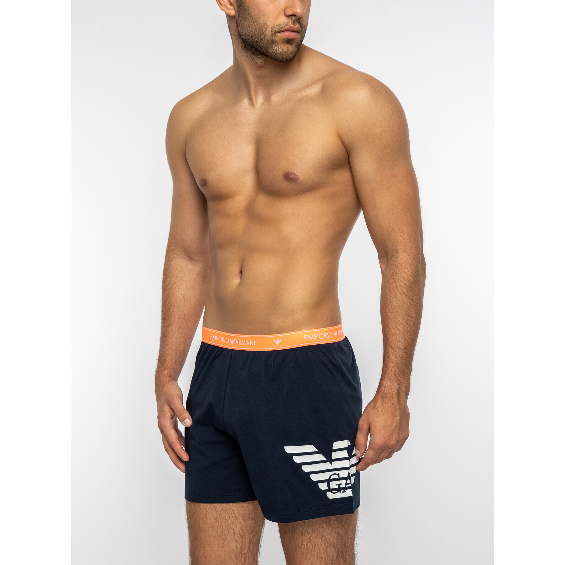 Emporio Armani Underwear Pyžamové šortky 164161 9P317 00135 Tmavomodrá - Pepit.cz