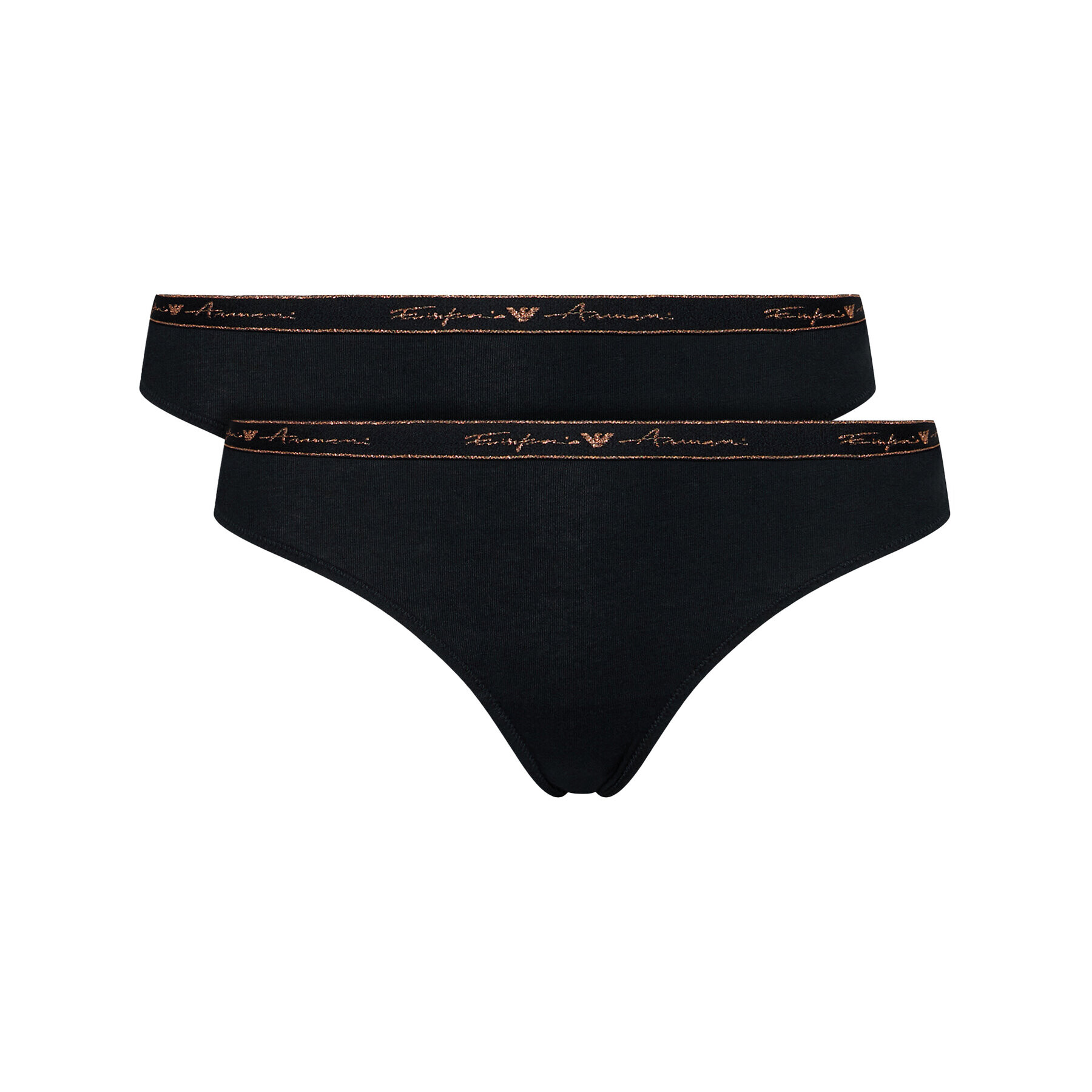 Emporio Armani Underwear Sada 2 kusů brazilských kalhotek 163337 1P223 17020 Černá - Pepit.cz