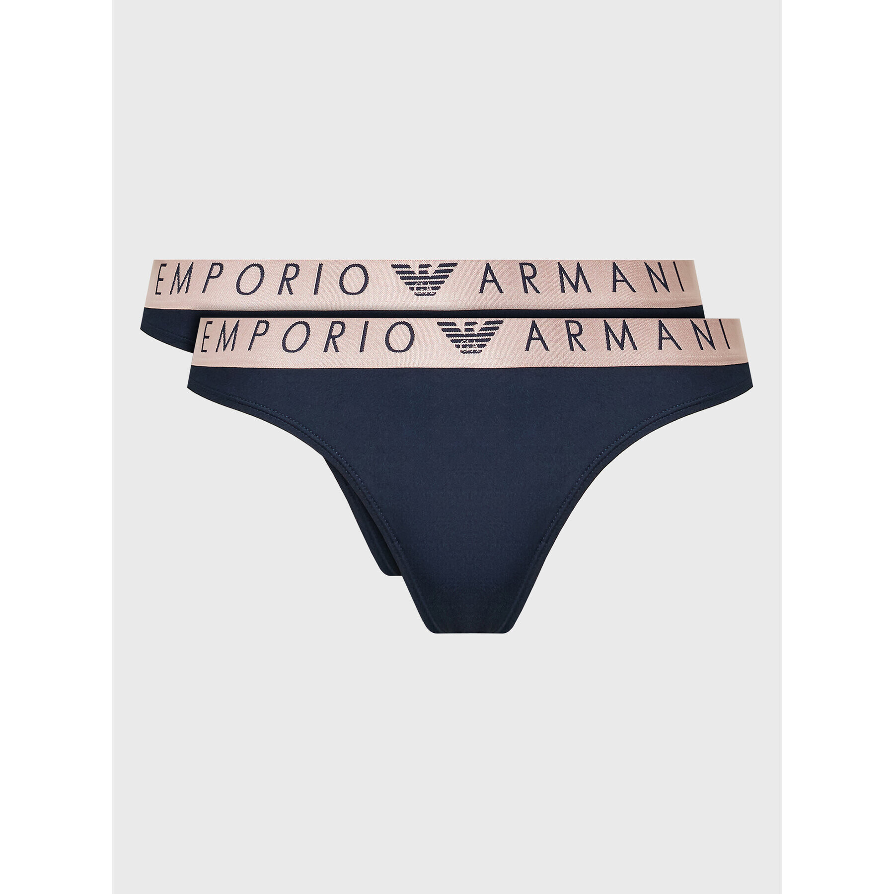 Emporio Armani Underwear Sada 2 kusů brazilských kalhotek 163337 2F235 00135 Tmavomodrá - Pepit.cz