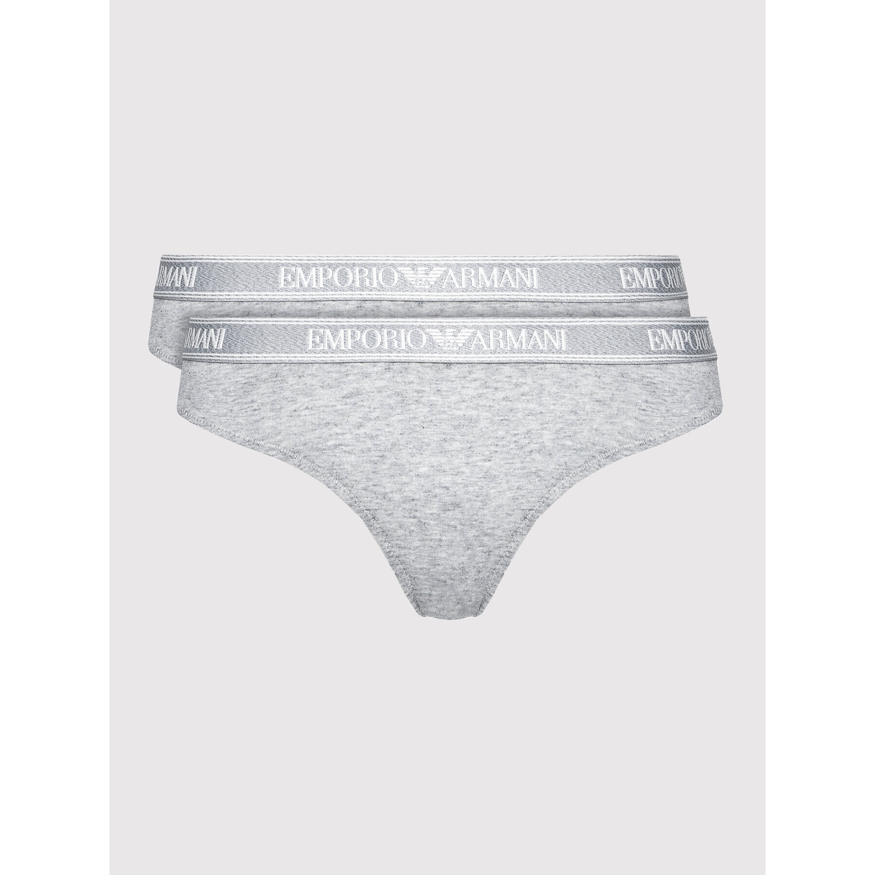 Emporio Armani Underwear Sada 2 kusů klasických kalhotek 163334 1A227 00948 Šedá - Pepit.cz