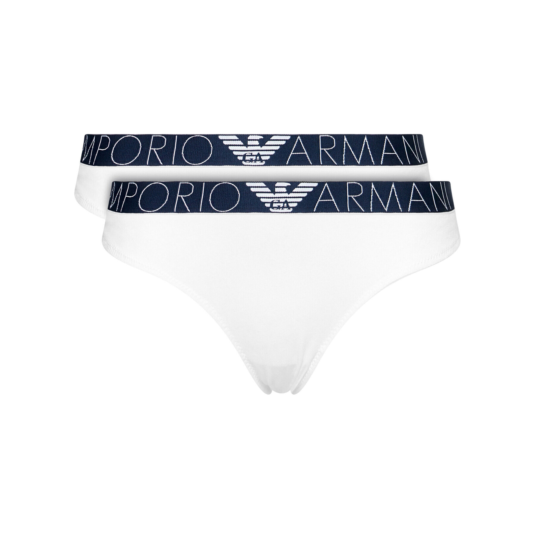 Emporio Armani Underwear Sada 2 kusů klasických kalhotek 163334 1P227 04710 Bílá - Pepit.cz