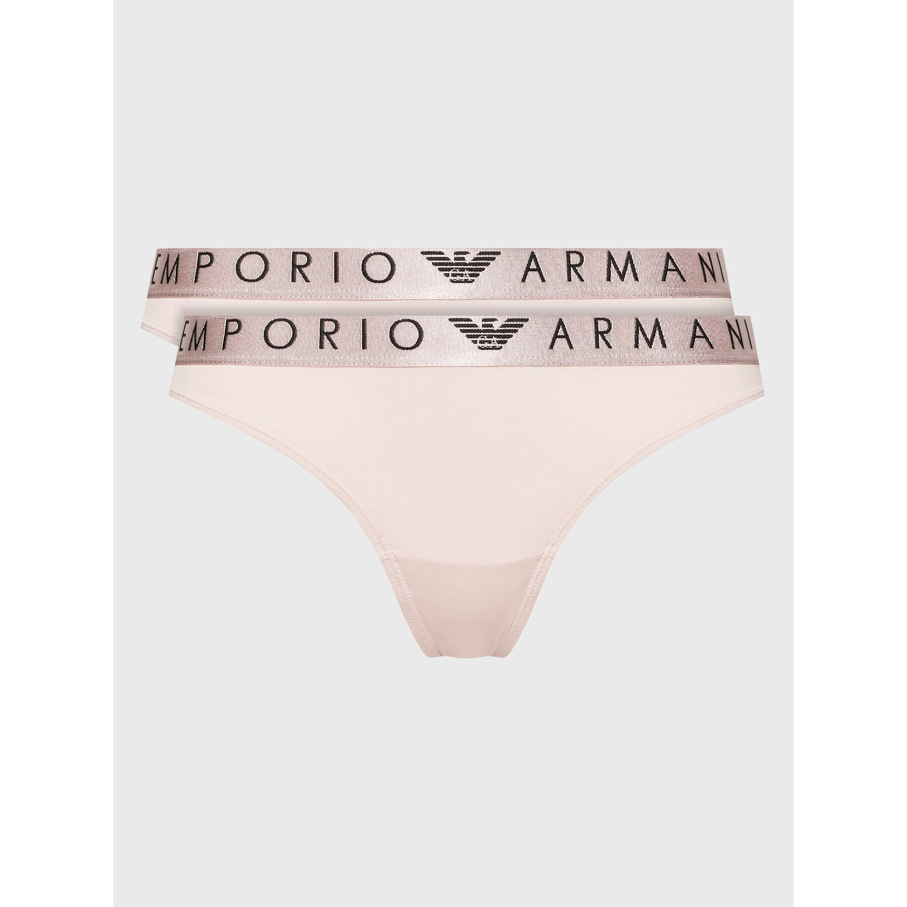 Emporio Armani Underwear Sada 2 kusů string kalhotek 163333 2F235 00470 Růžová - Pepit.cz