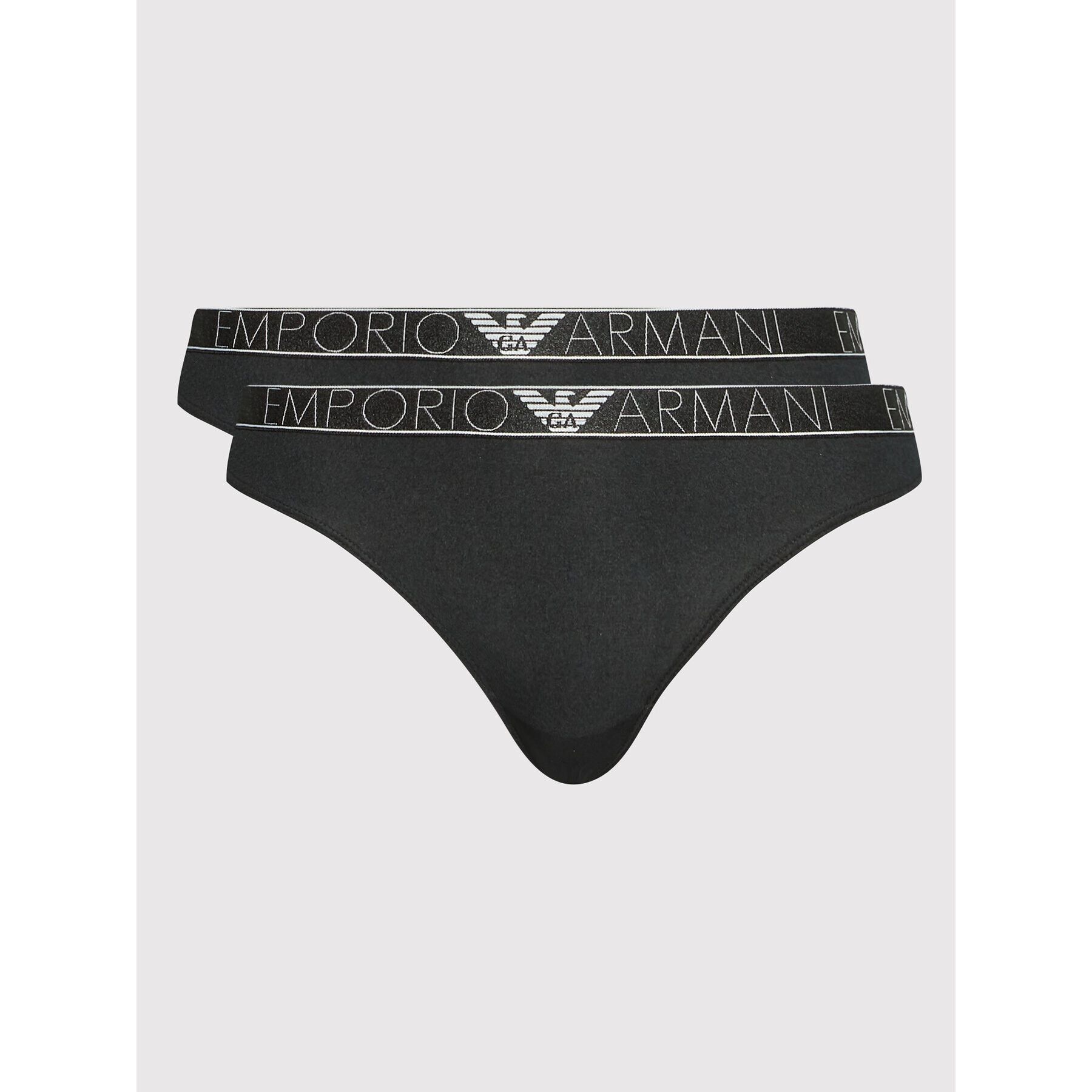 Emporio Armani Underwear Sada 2 kusů string kalhotek 163333 2R235 00020 Černá - Pepit.cz