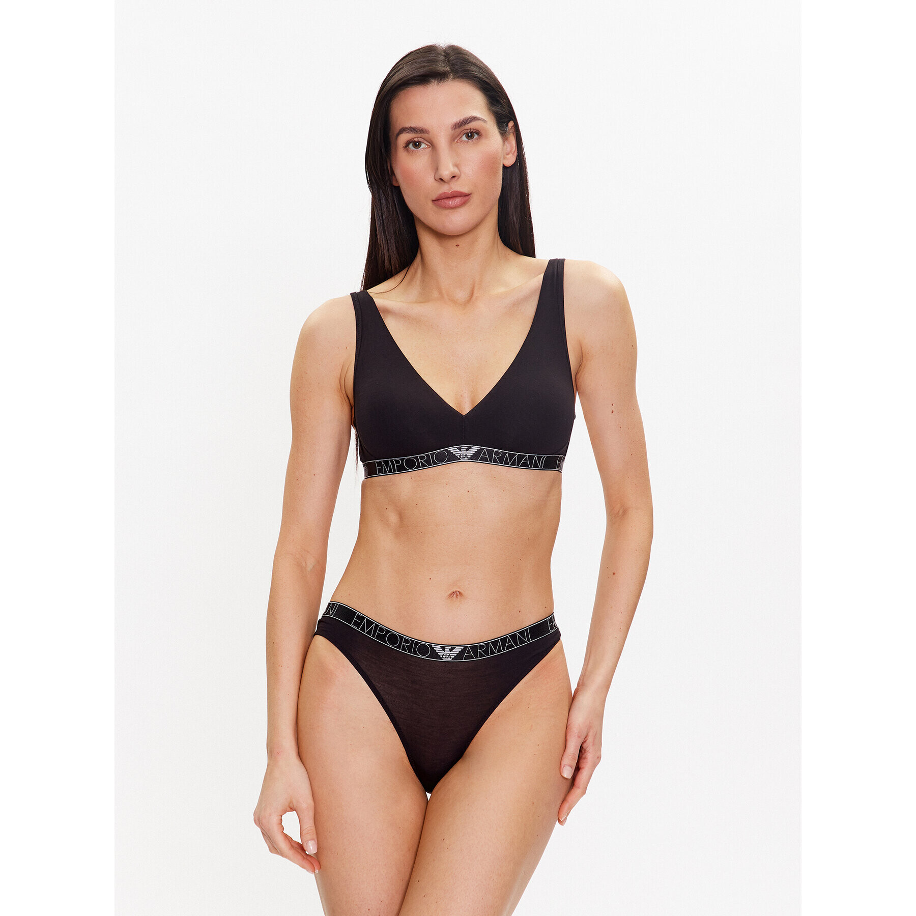 Emporio Armani Underwear Sada 2 kusů string kalhotek 163333 3R221 00020 Černá - Pepit.cz