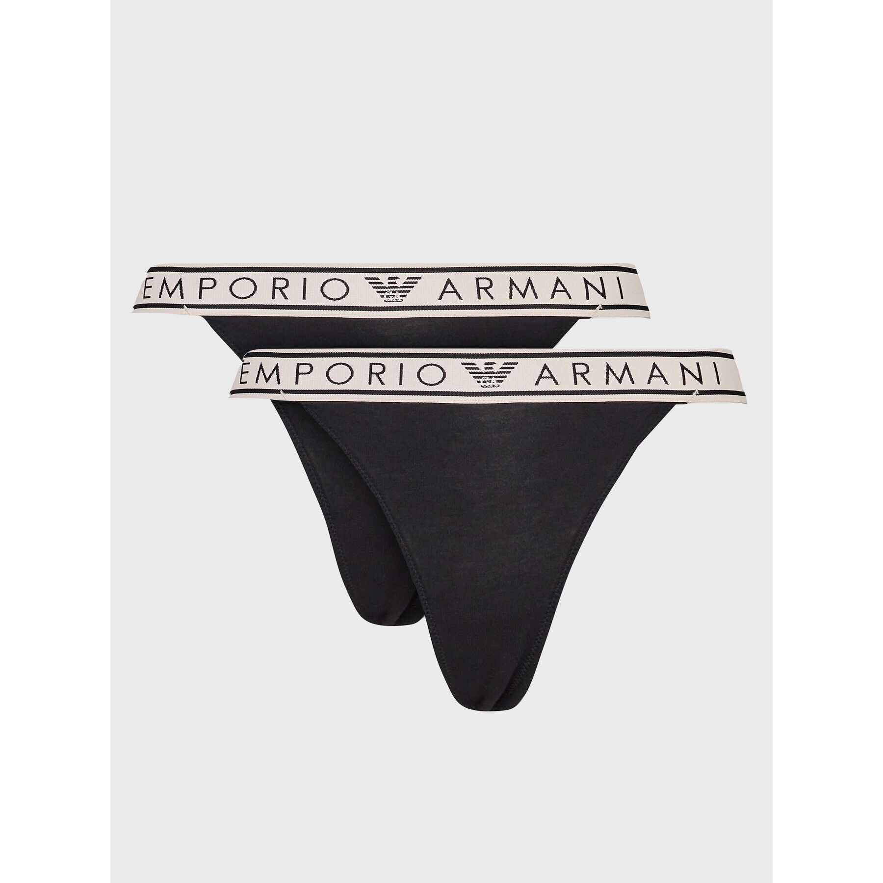 Emporio Armani Underwear Sada 2 kusů string kalhotek 164522 2F221 00020 Černá - Pepit.cz