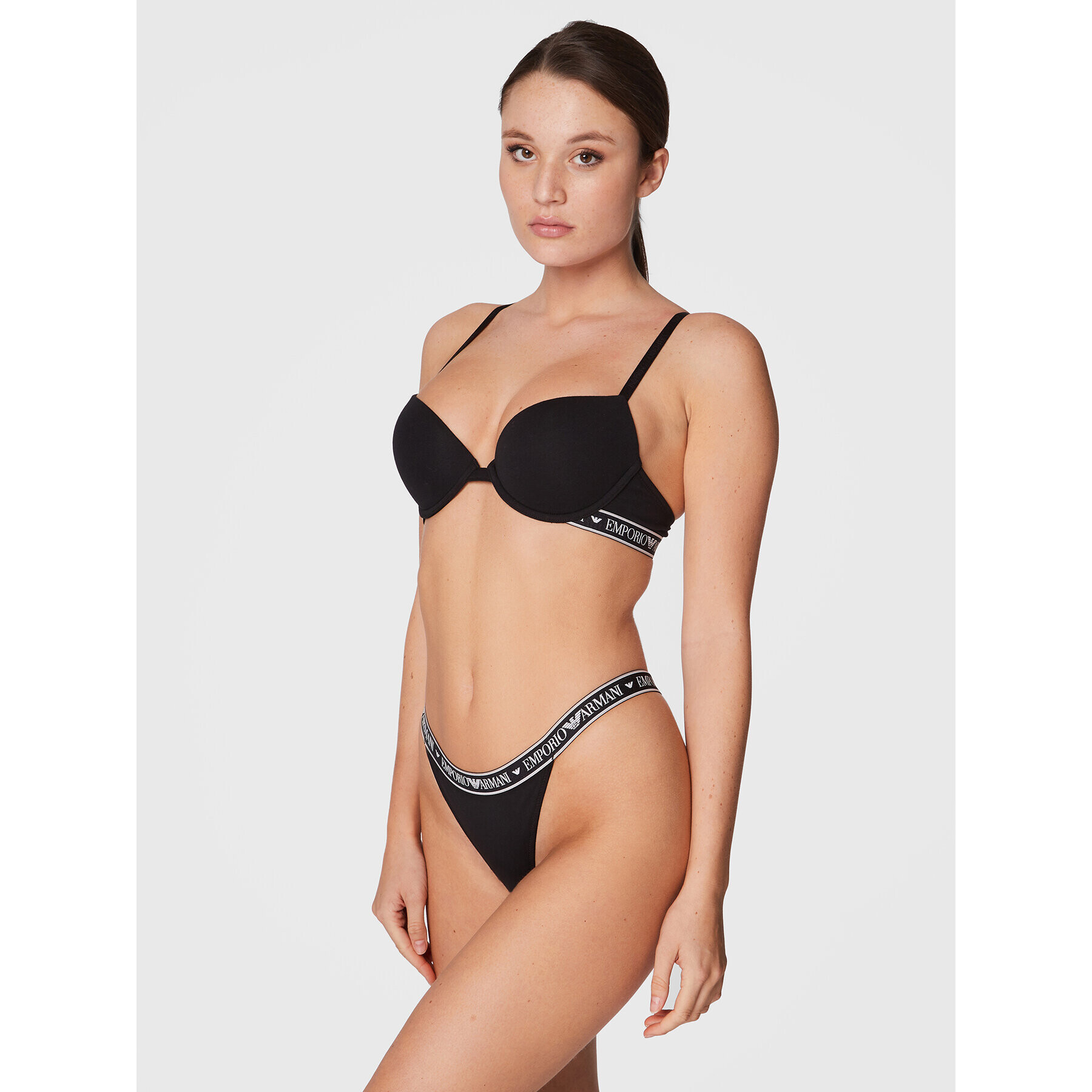 Emporio Armani Underwear Sada 2 kusů string kalhotek 164522 2F227 00020 Černá - Pepit.cz