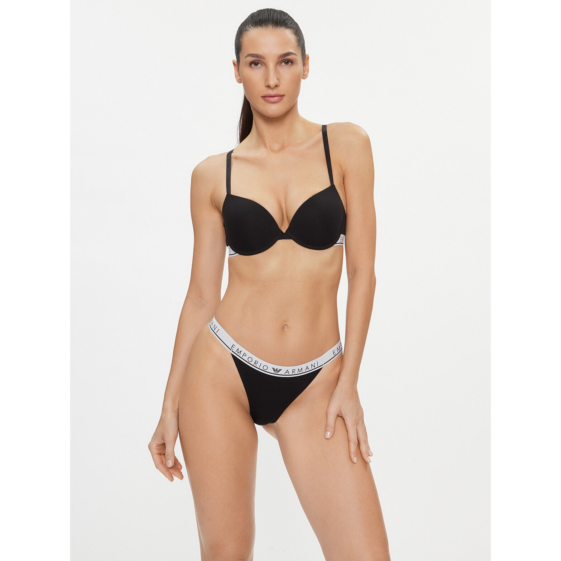 Emporio Armani Underwear Sada 2 kusů string kalhotek 164522 3F227 00020 Černá - Pepit.cz