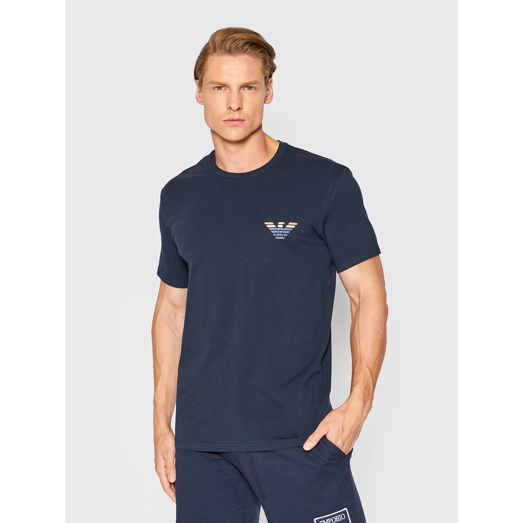 Emporio Armani Underwear T-Shirt 110853 2R525 00135 Tmavomodrá Regular Fit - Pepit.cz