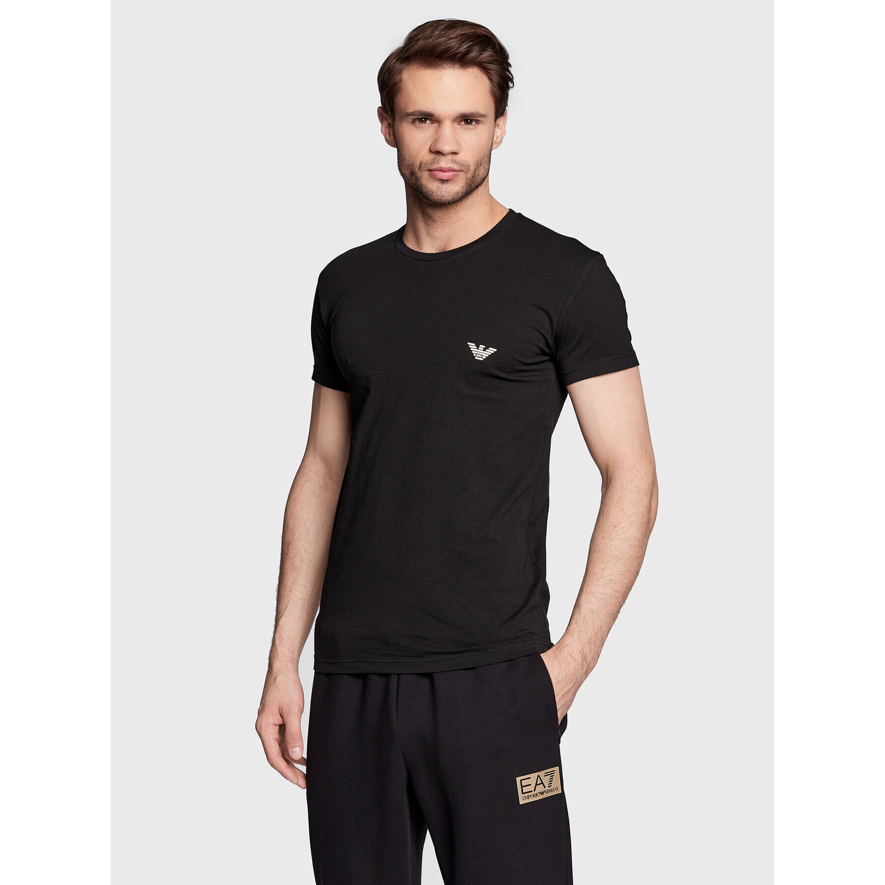 Emporio Armani Underwear T-Shirt 111035 2F512 00020 Černá Regular Fit - Pepit.cz