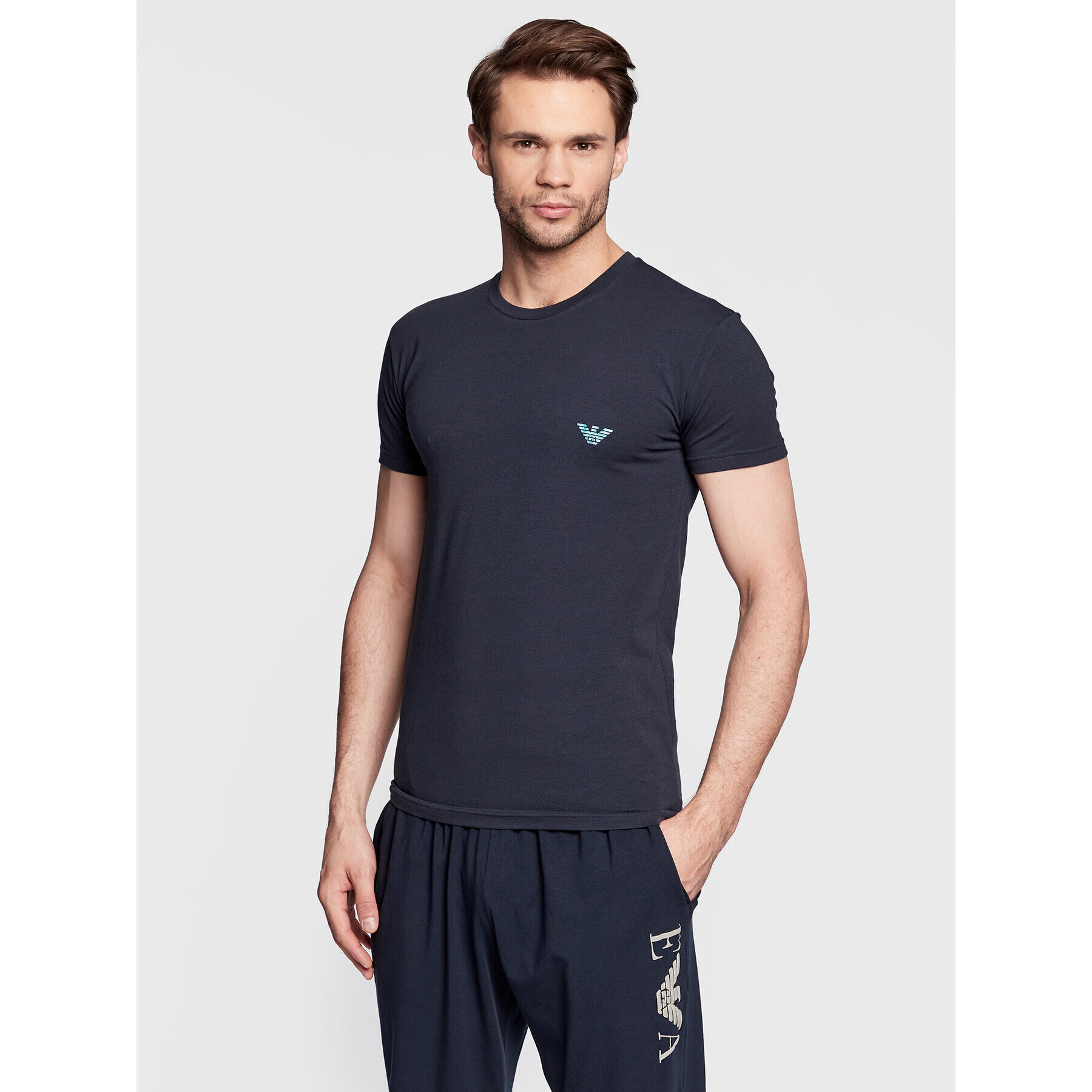 Emporio Armani Underwear T-Shirt 111035 2F512 00135 Tmavomodrá Regular Fit - Pepit.cz