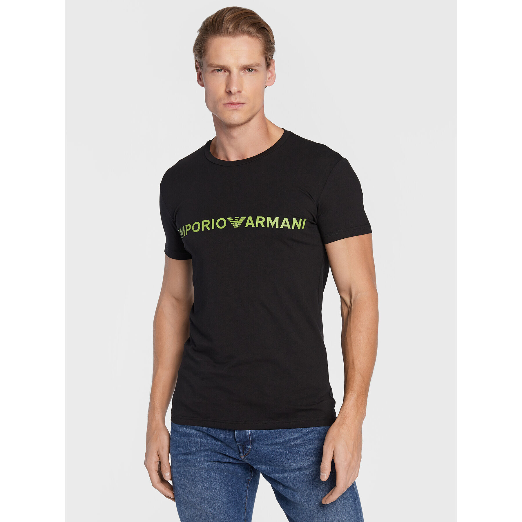 Emporio Armani Underwear T-Shirt 111035 2F516 00020 Černá Slim Fit - Pepit.cz