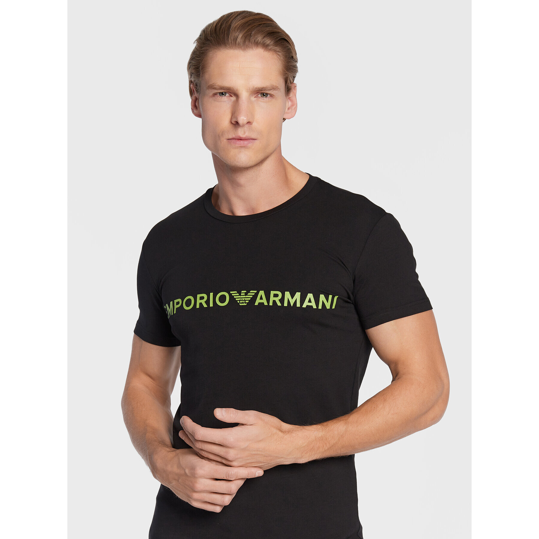 Emporio Armani Underwear T-Shirt 111035 2F516 00020 Černá Slim Fit - Pepit.cz