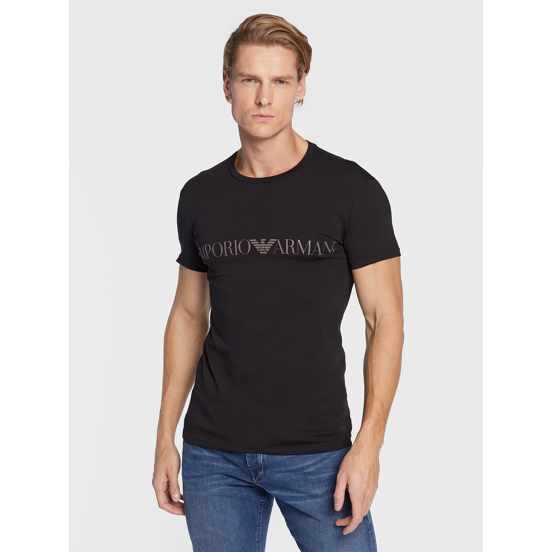 Emporio Armani Underwear T-Shirt 111035 2F729 00020 Černá Slim Fit - Pepit.cz