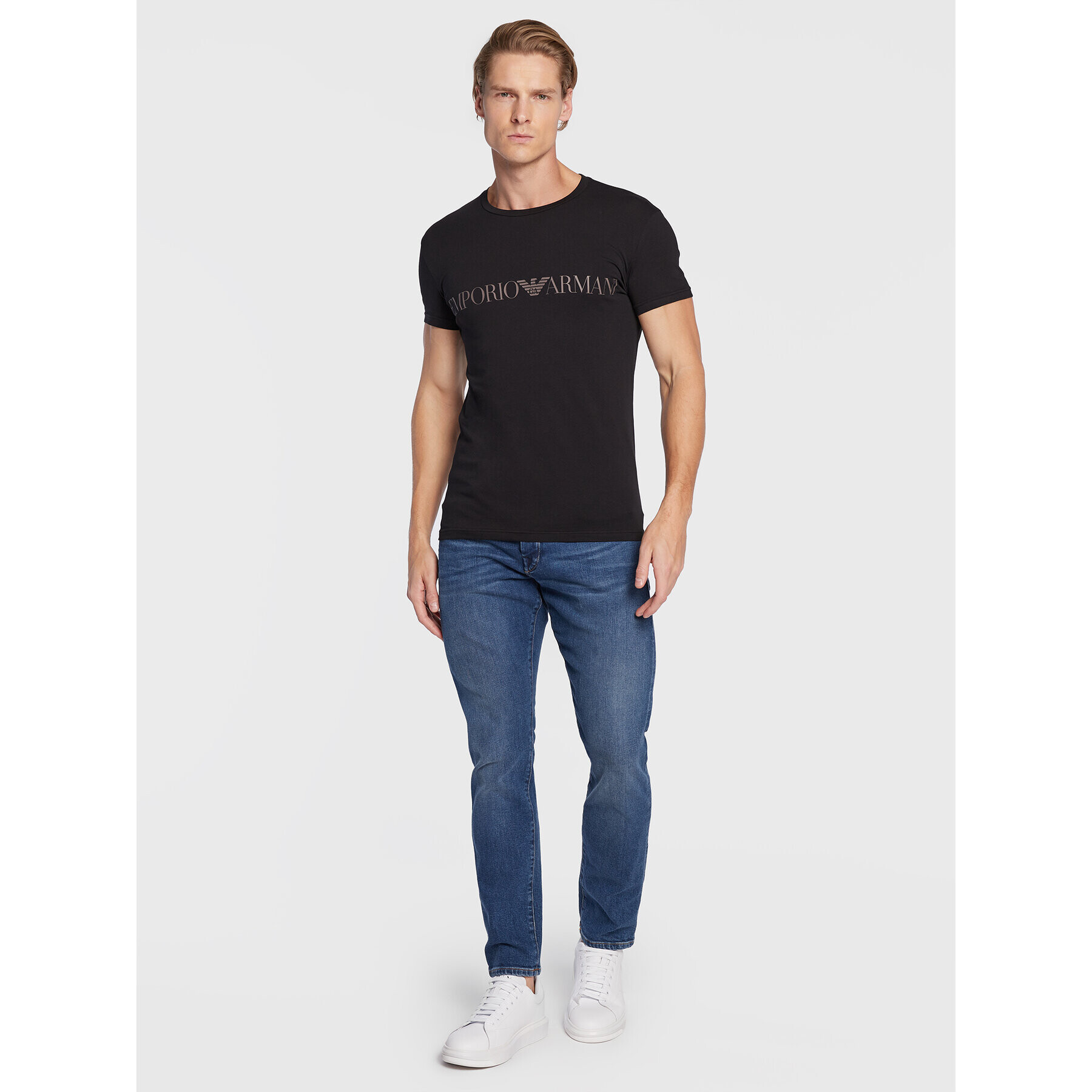 Emporio Armani Underwear T-Shirt 111035 2F729 00020 Černá Slim Fit - Pepit.cz