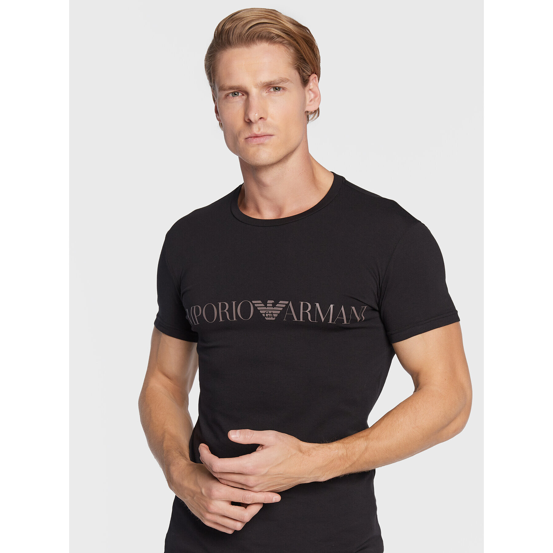 Emporio Armani Underwear T-Shirt 111035 2F729 00020 Černá Slim Fit - Pepit.cz