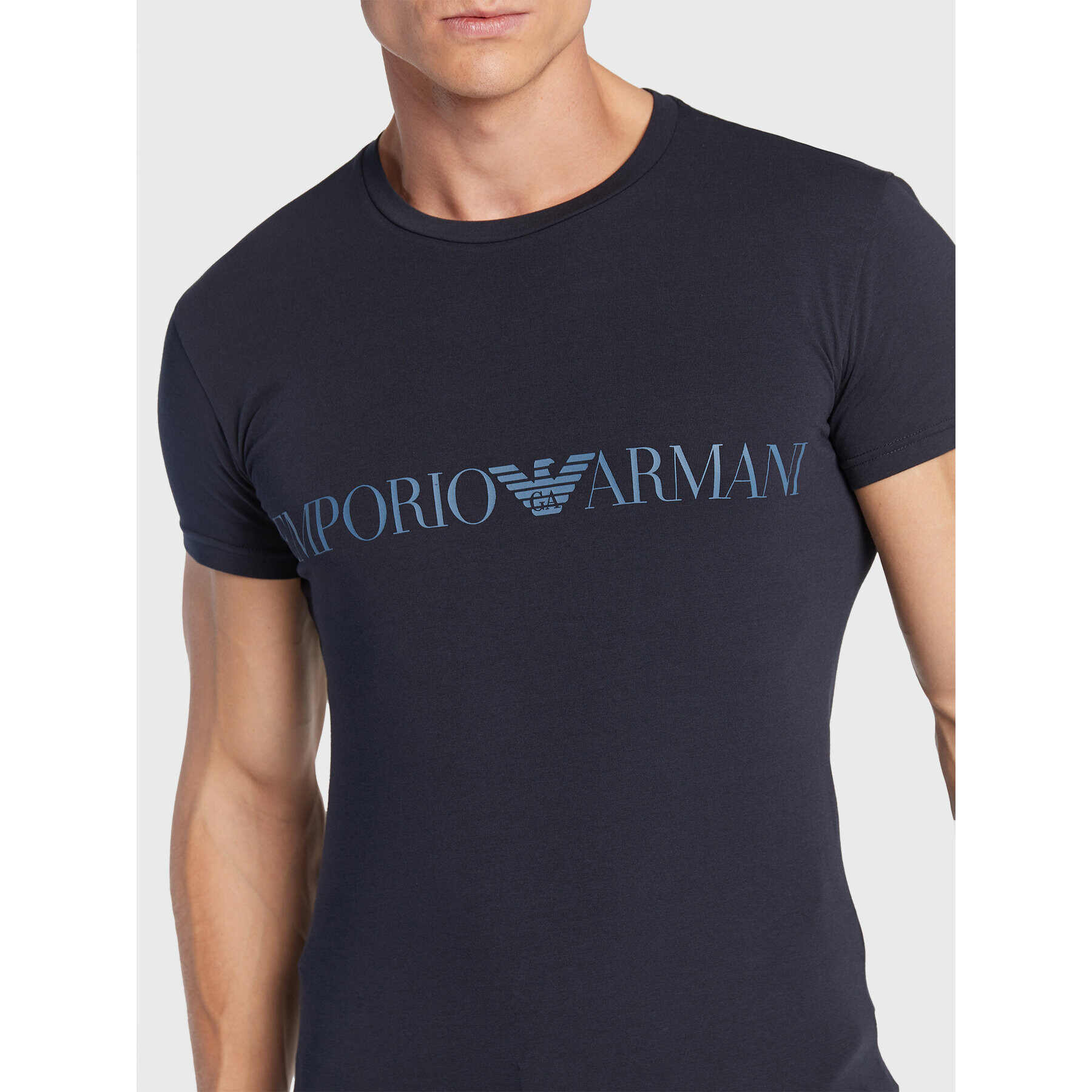 Emporio Armani Underwear T-Shirt 111035 2F729 00135 Tmavomodrá Slim Fit - Pepit.cz