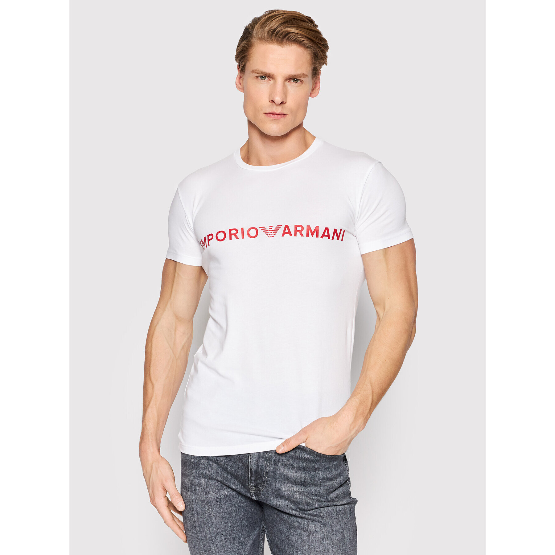 Emporio Armani Underwear T-Shirt 111035 2R516 00010 Bílá Regular Fit - Pepit.cz