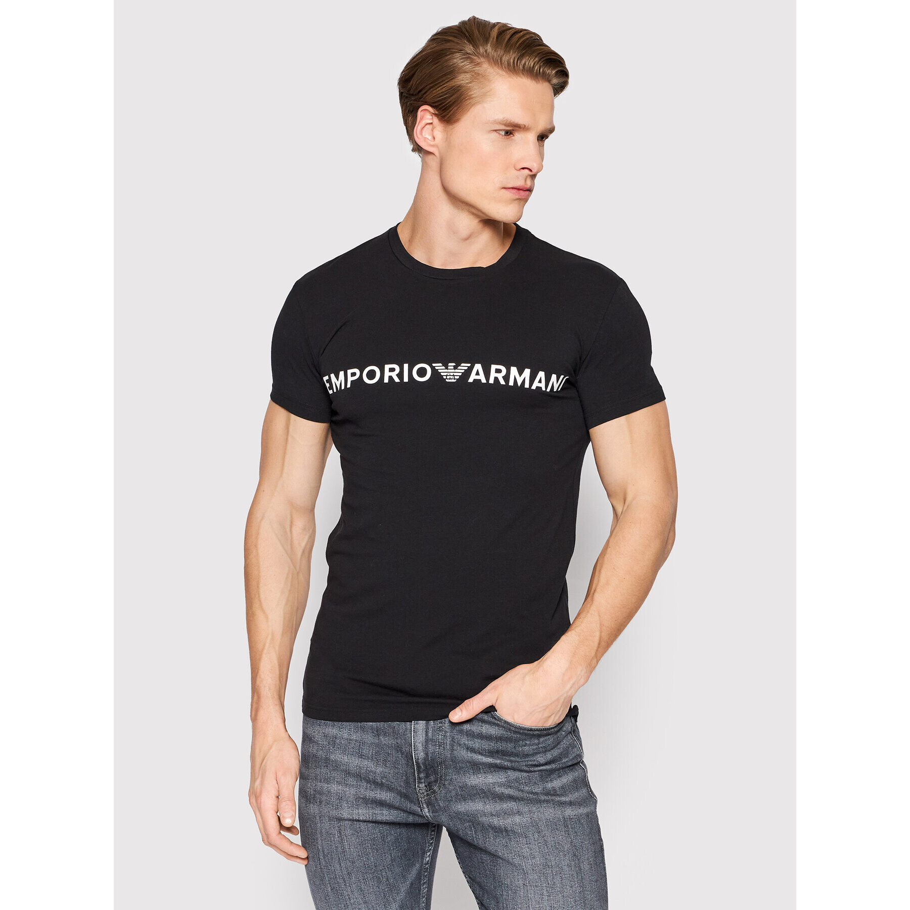 Emporio Armani Underwear T-Shirt 111035 2R516 00020 Černá Regular Fit - Pepit.cz