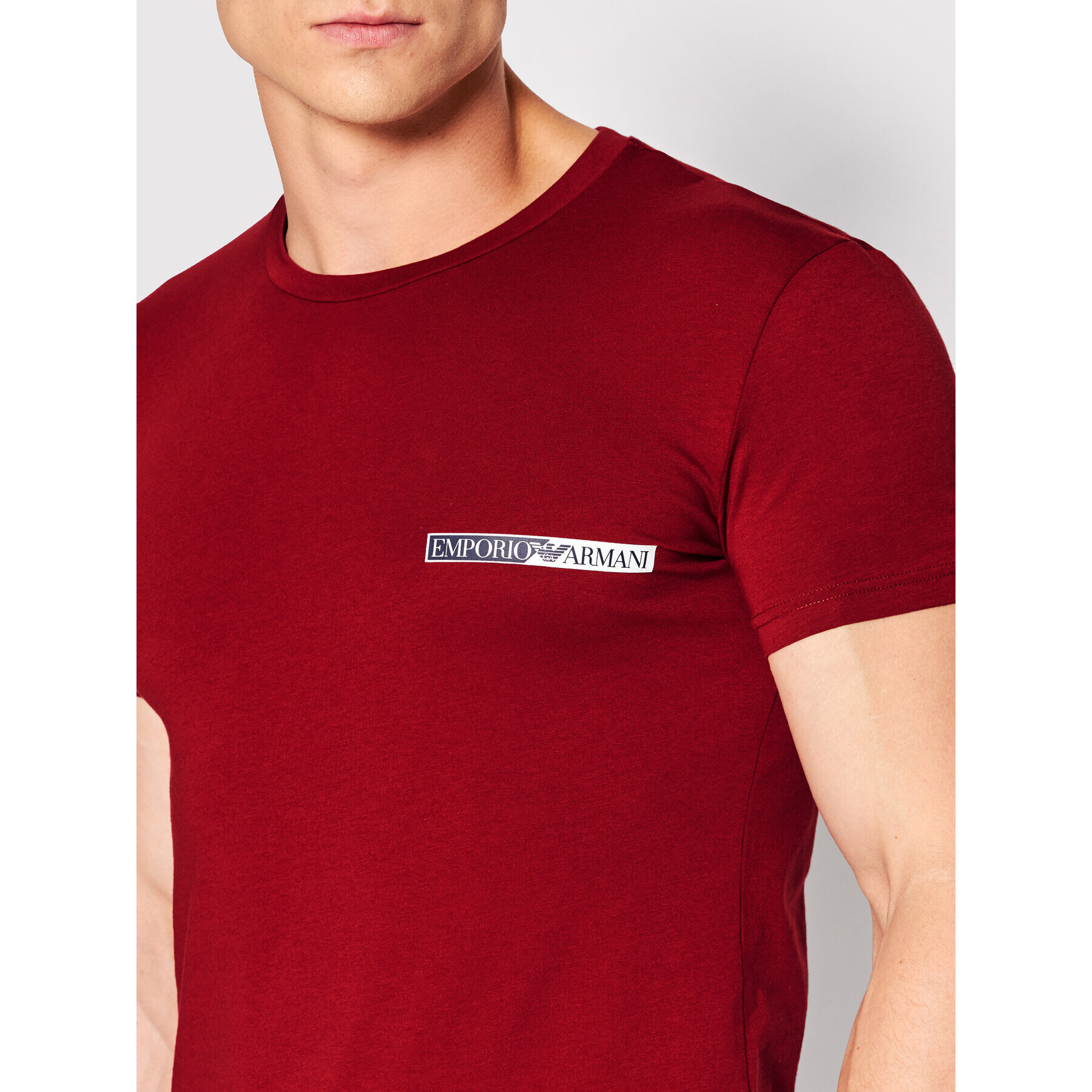 Emporio Armani Underwear T-Shirt 111035 2R729 02175 Červená Regular Fit - Pepit.cz