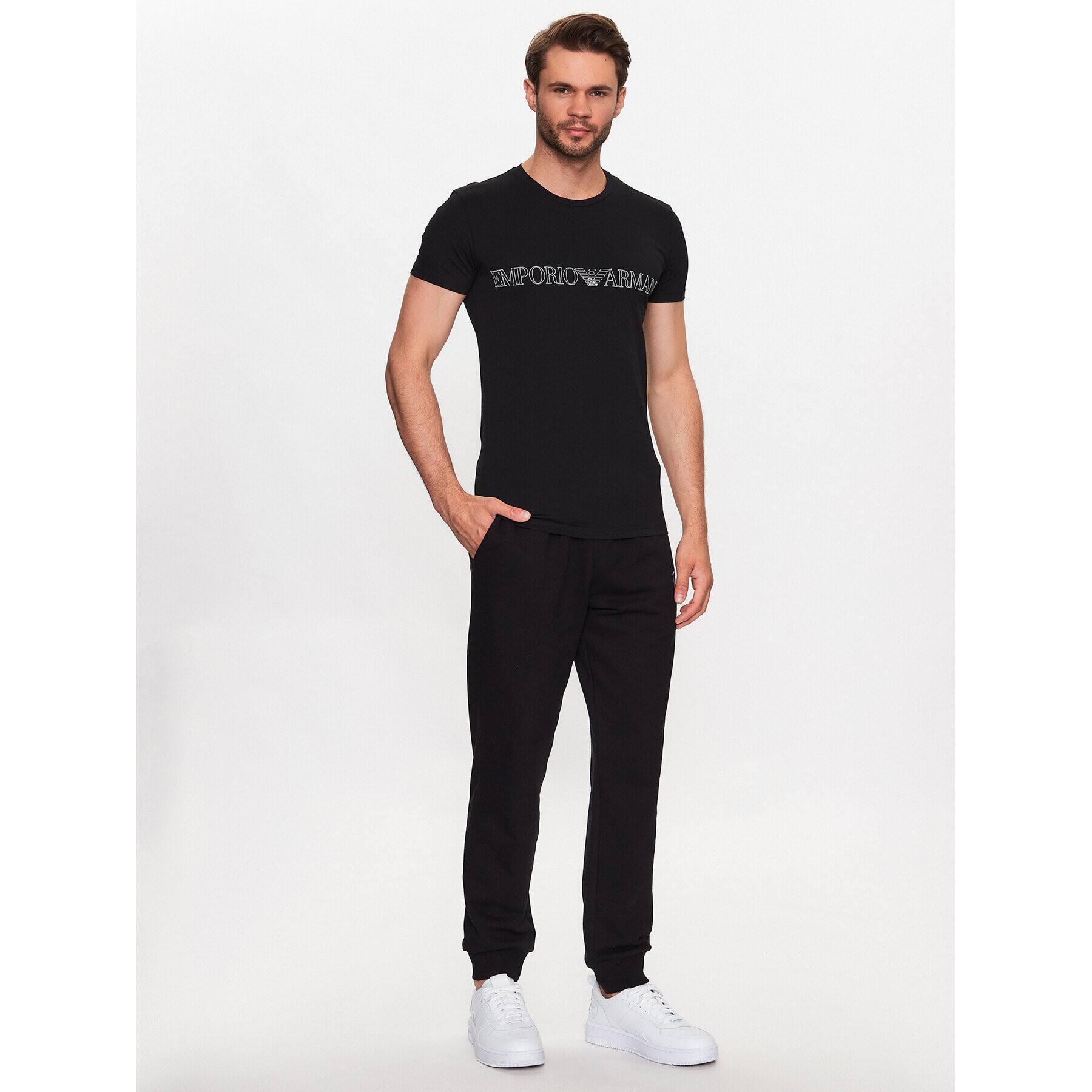 Emporio Armani Underwear T-Shirt 111035 3R516 00020 Černá Regular Fit - Pepit.cz