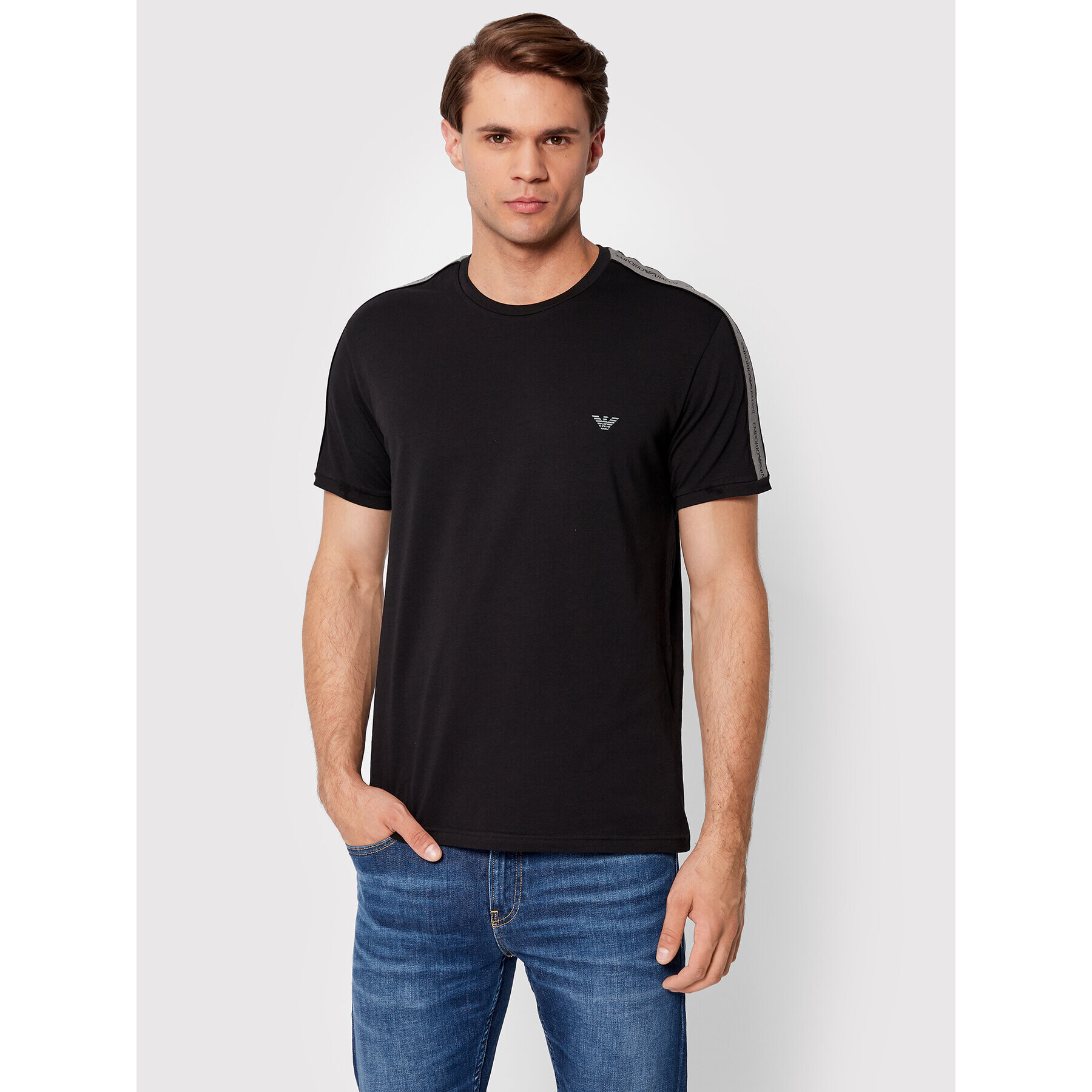 Emporio Armani Underwear T-Shirt 111890 2F717 00020 Černá Slim Fit - Pepit.cz