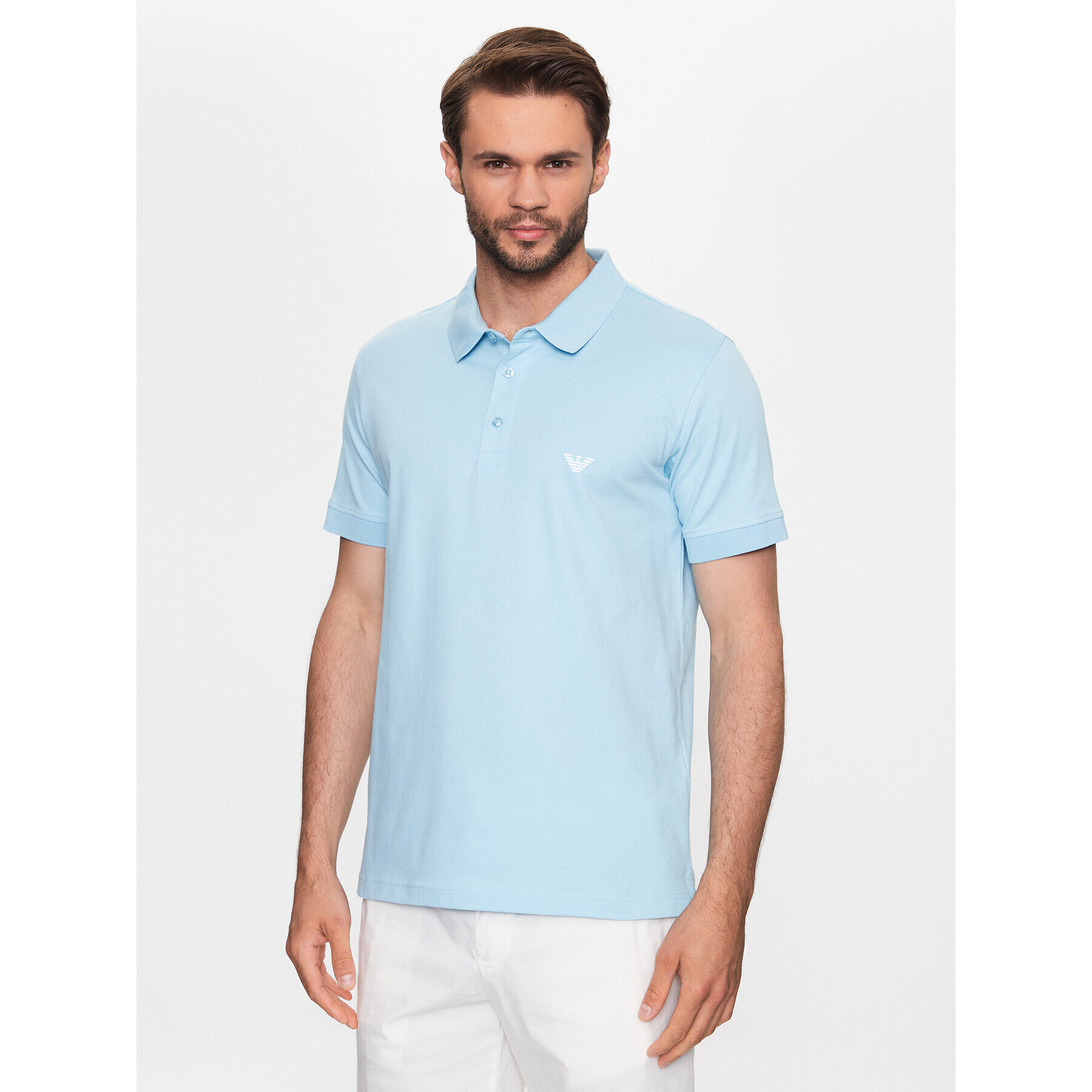 Emporio Armani Polokošile 211804 3R461 00031 Modrá Regular Fit - Pepit.cz