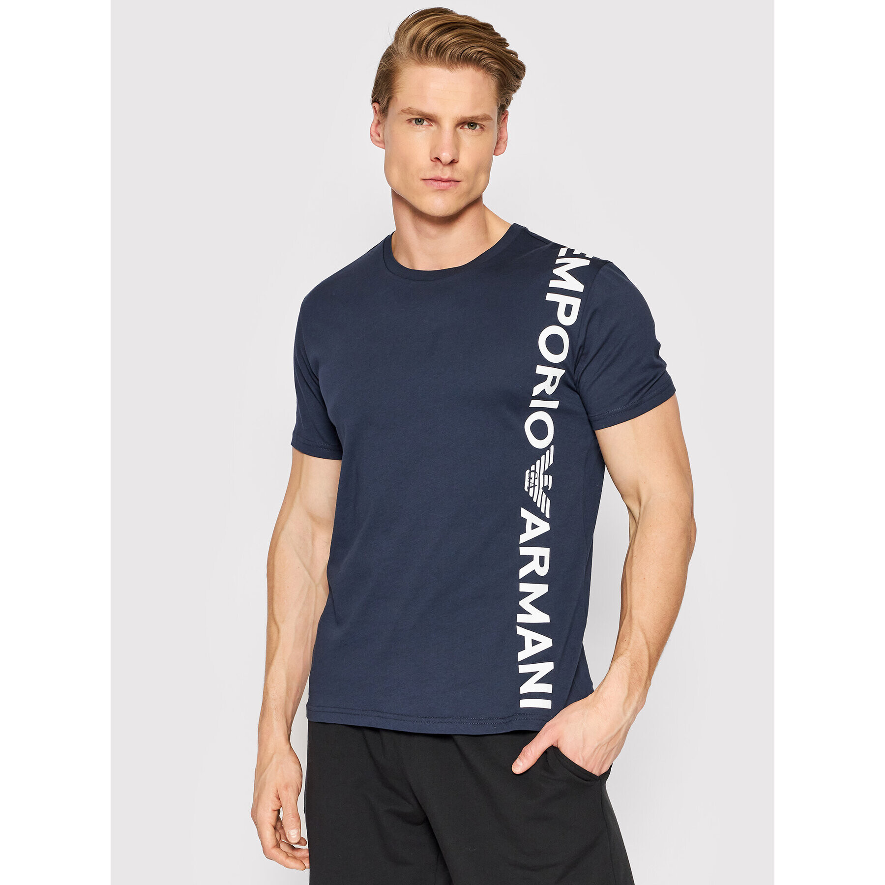 Emporio Armani Underwear T-Shirt 211831 2R479 06935 Tmavomodrá Regular Fit - Pepit.cz